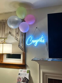 Very nice of the owner to decorate for my daughter’s wedding.