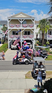 4th of July golf cart parade!