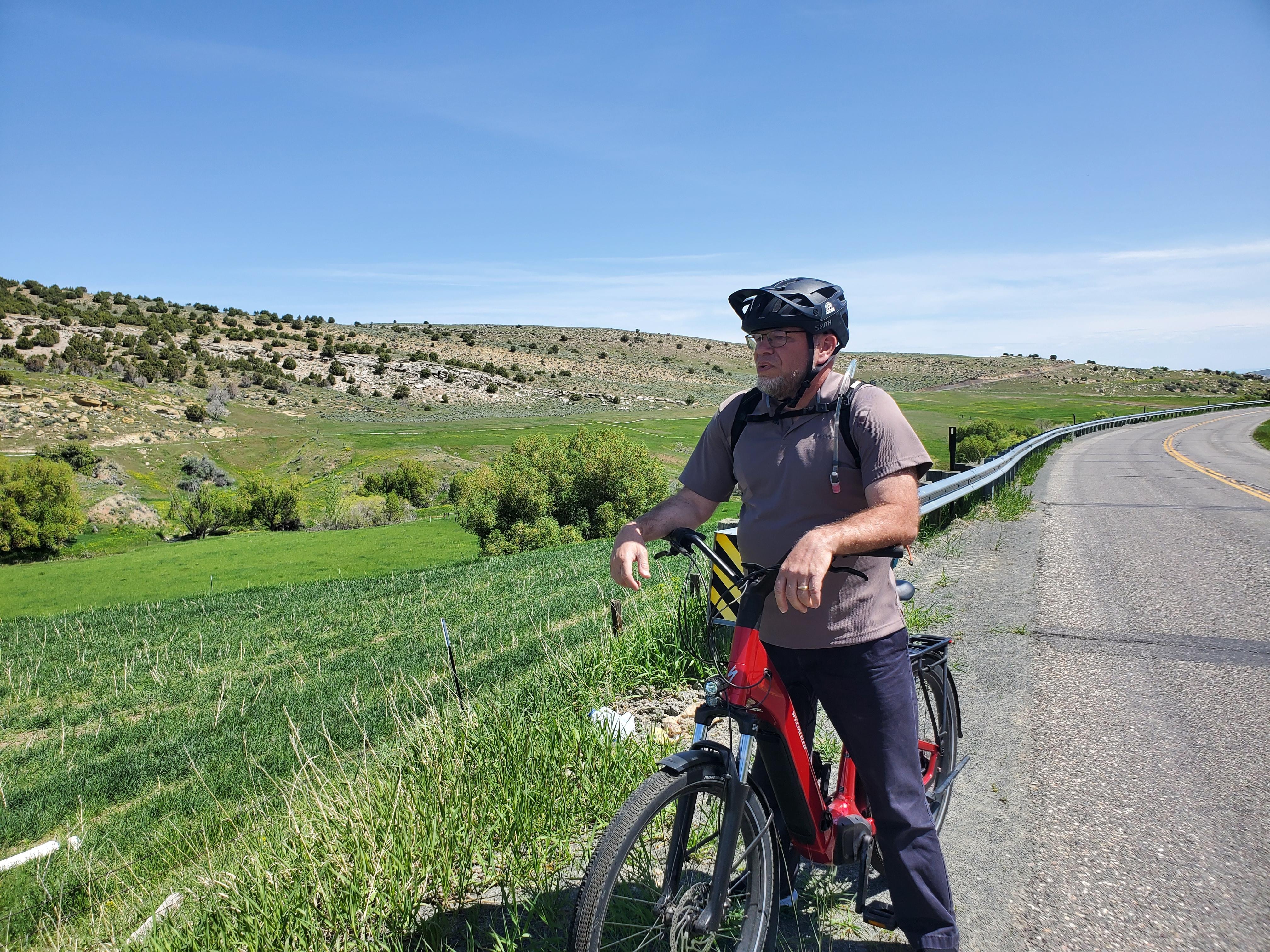 E- bikes from Gannett Peak