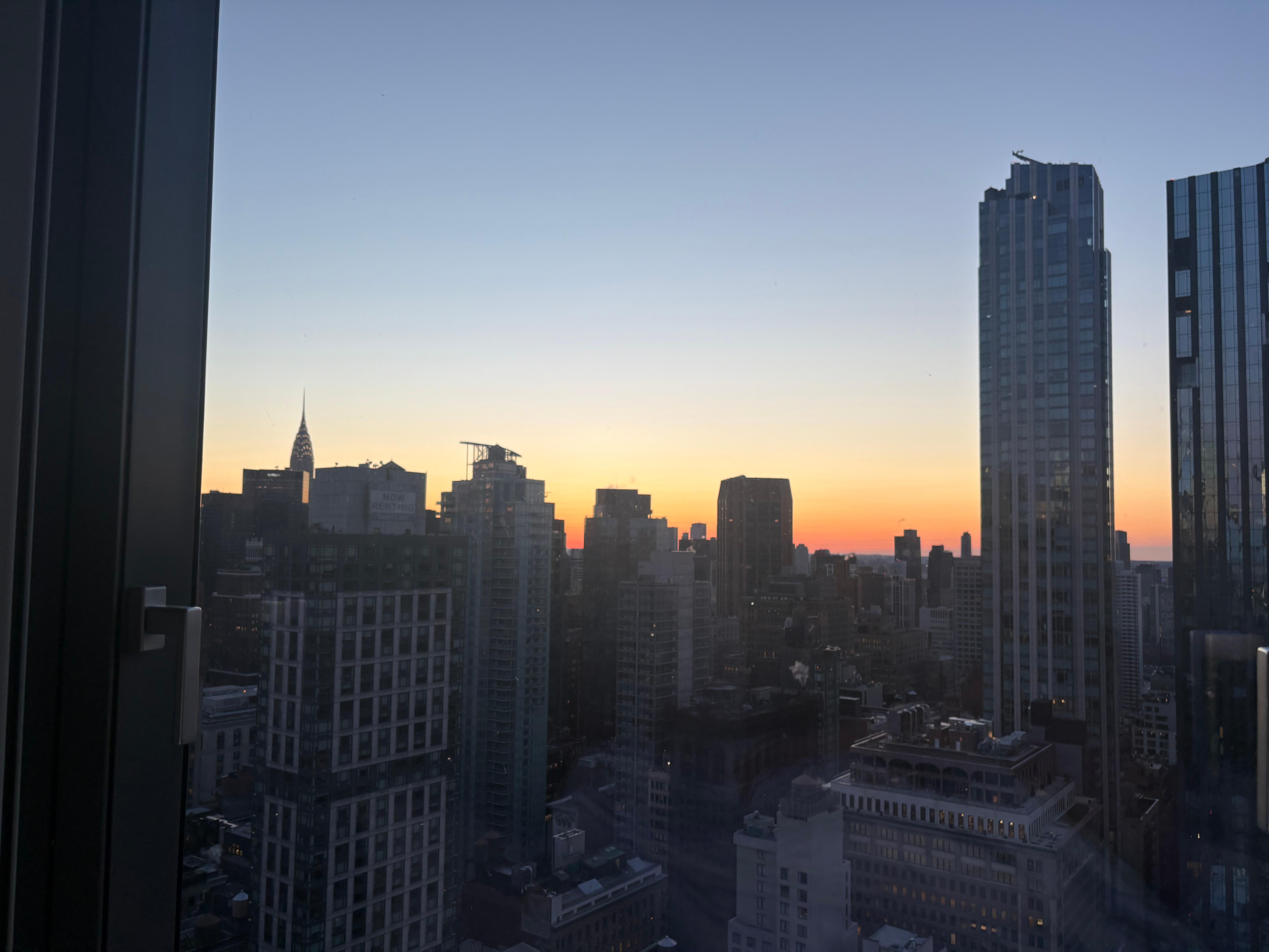 This was right from our 35th floor room.