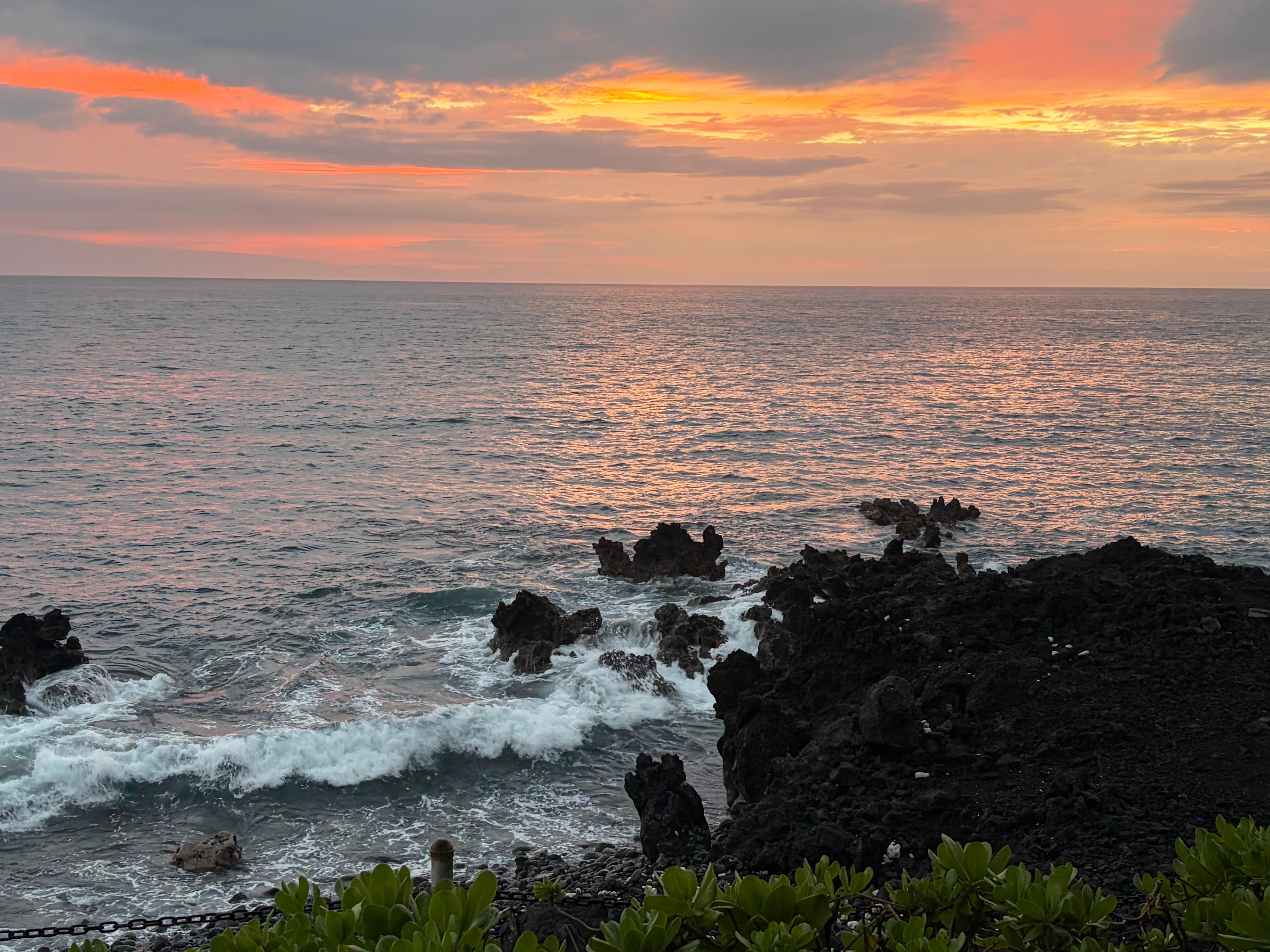 Sunset from the lanai