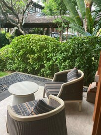 Ground floor balcony