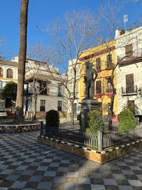 View of the square outside the apartment
