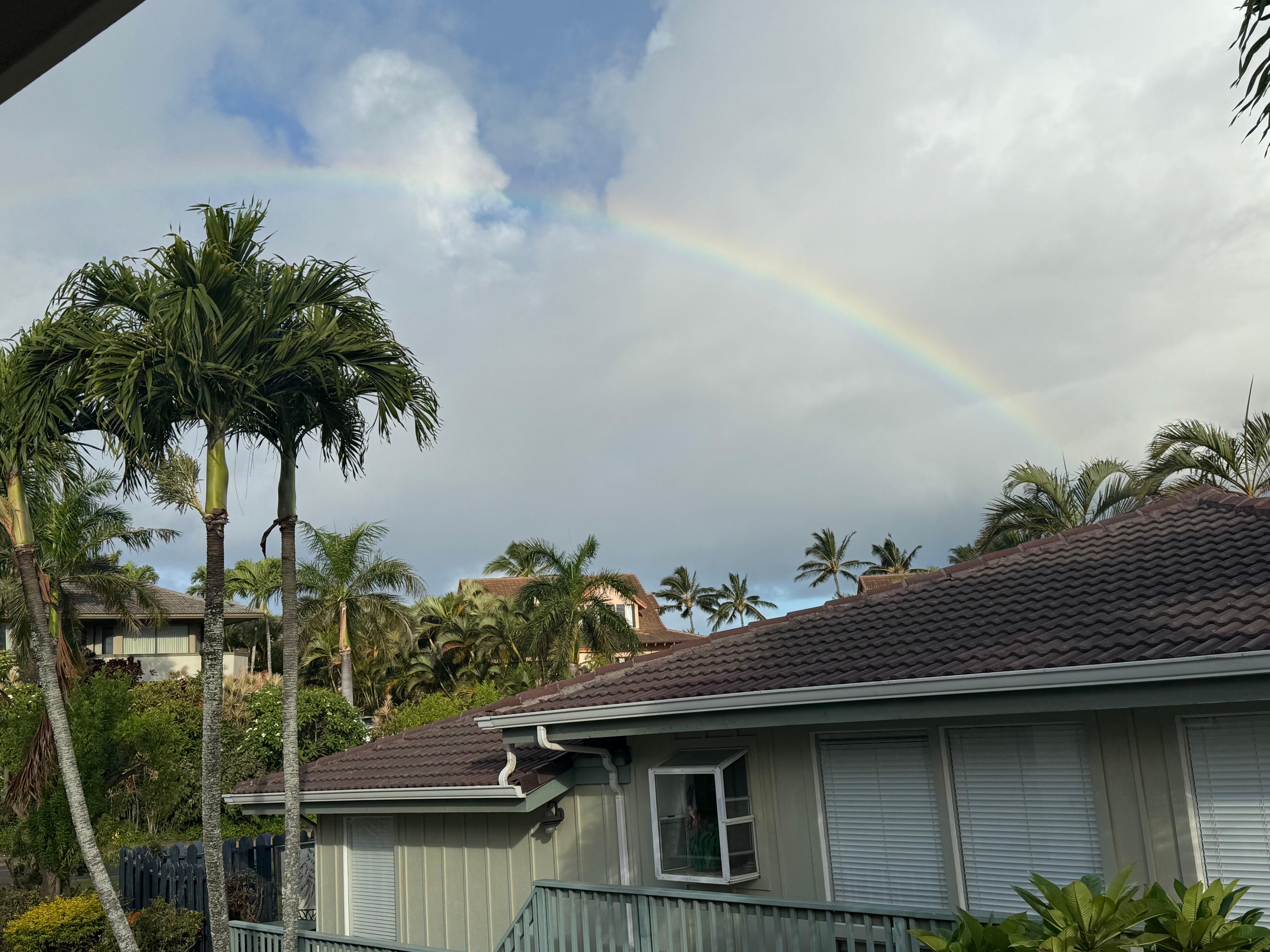 Rainbow from the lanai