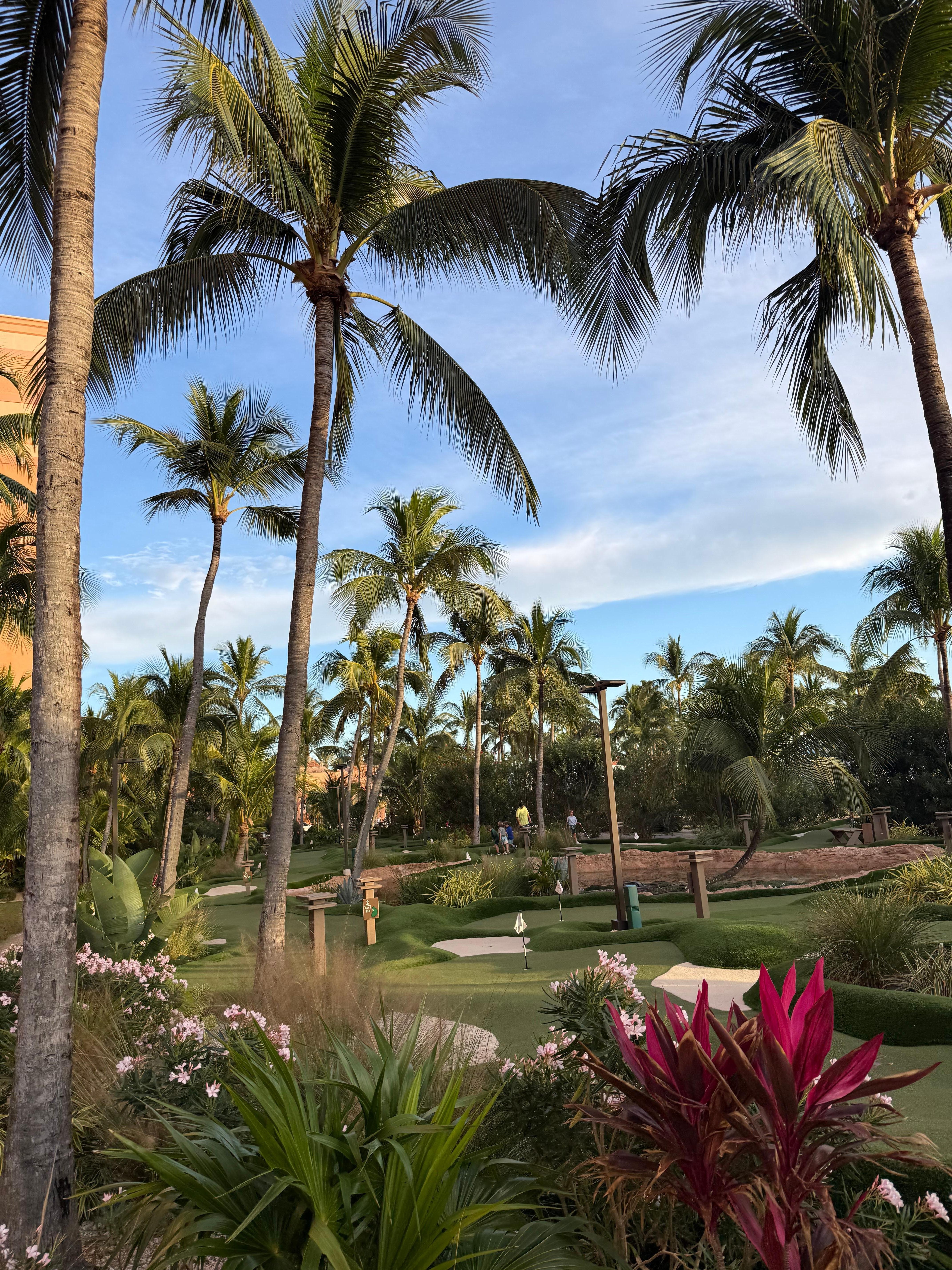 Putt putt was a lot of fun and challenging even for adults 