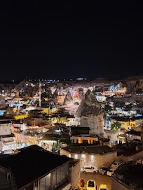 Vista terraza noche