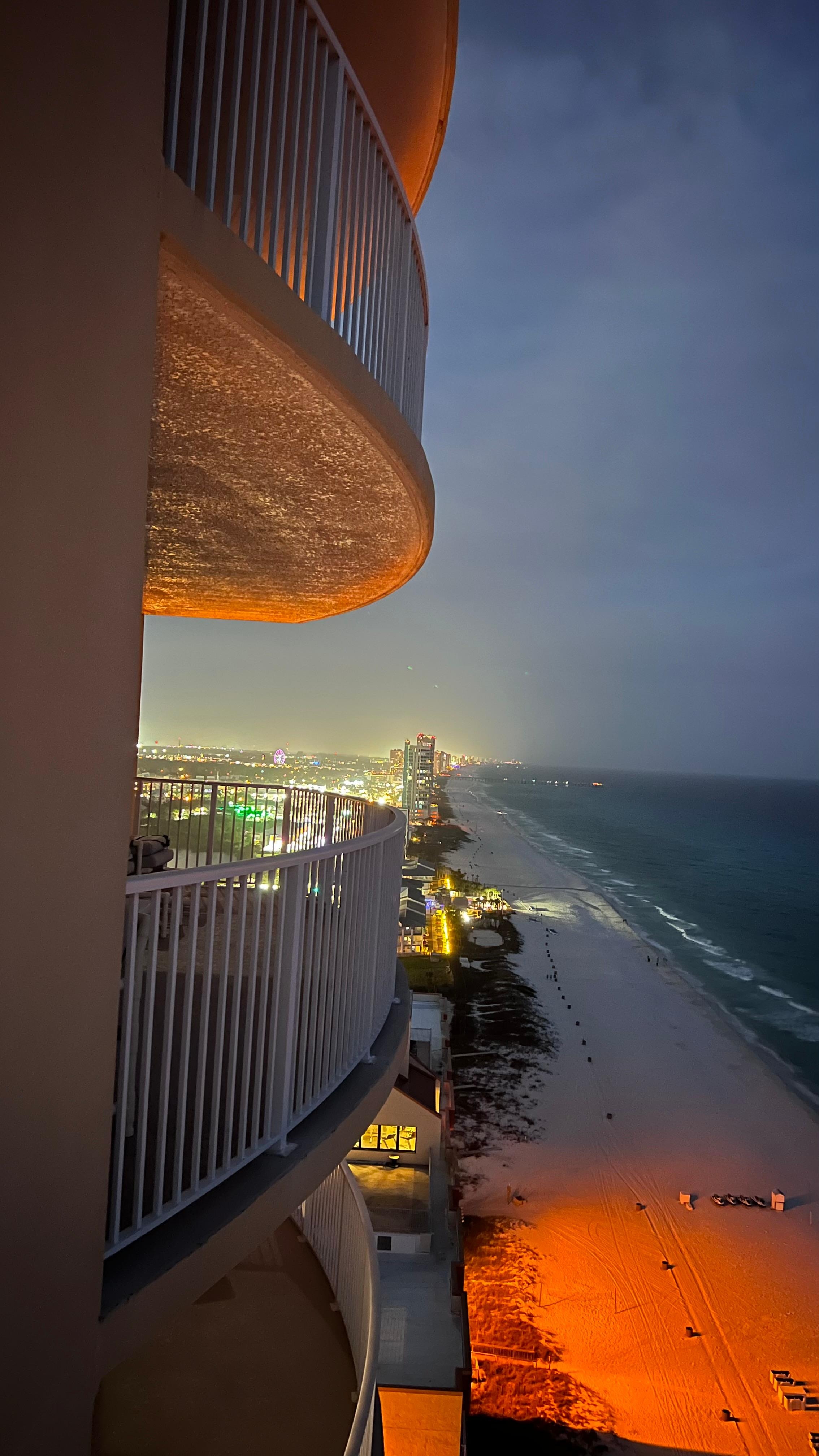 22nd floor, night view