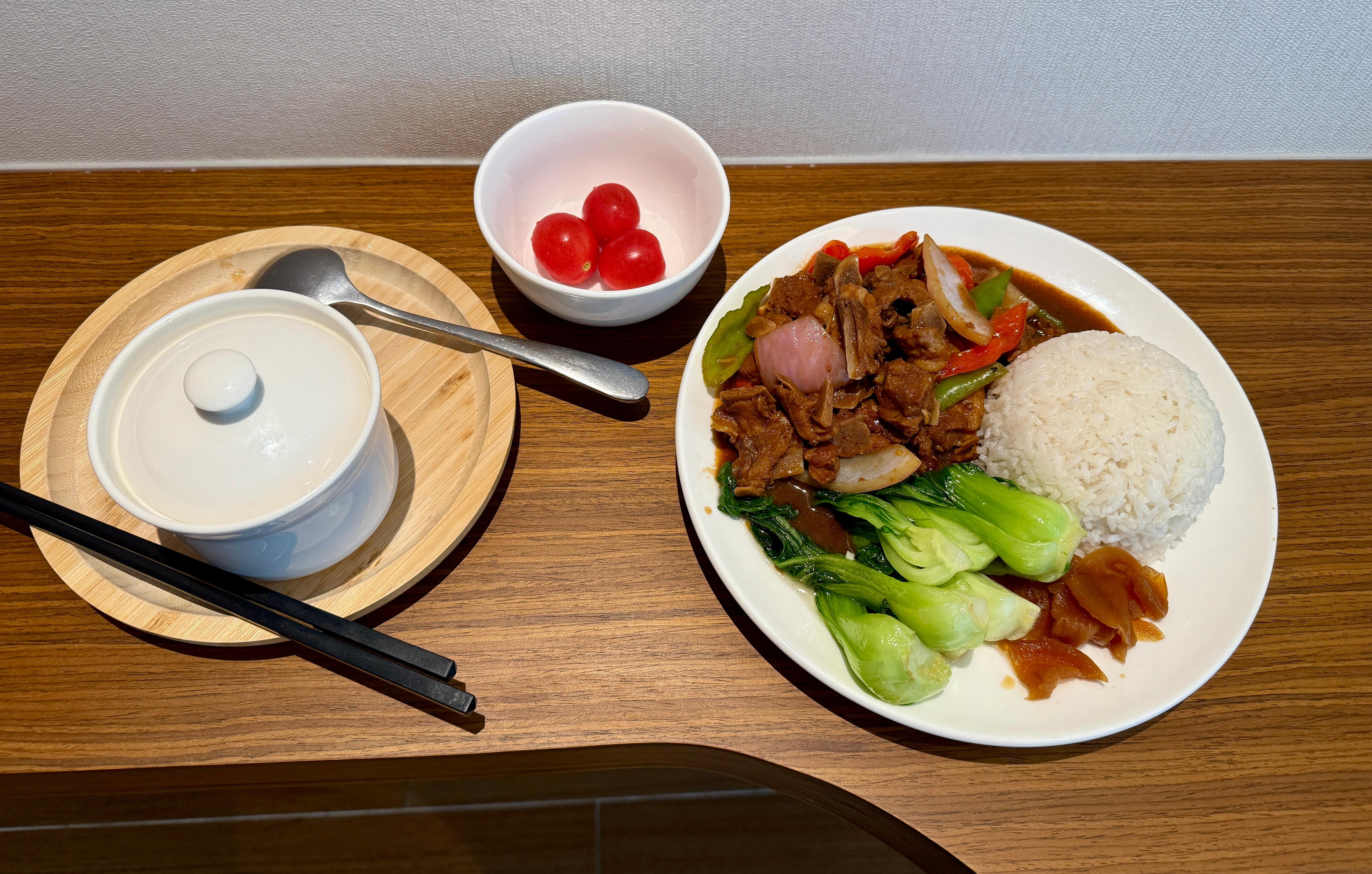 Pork rib rice
