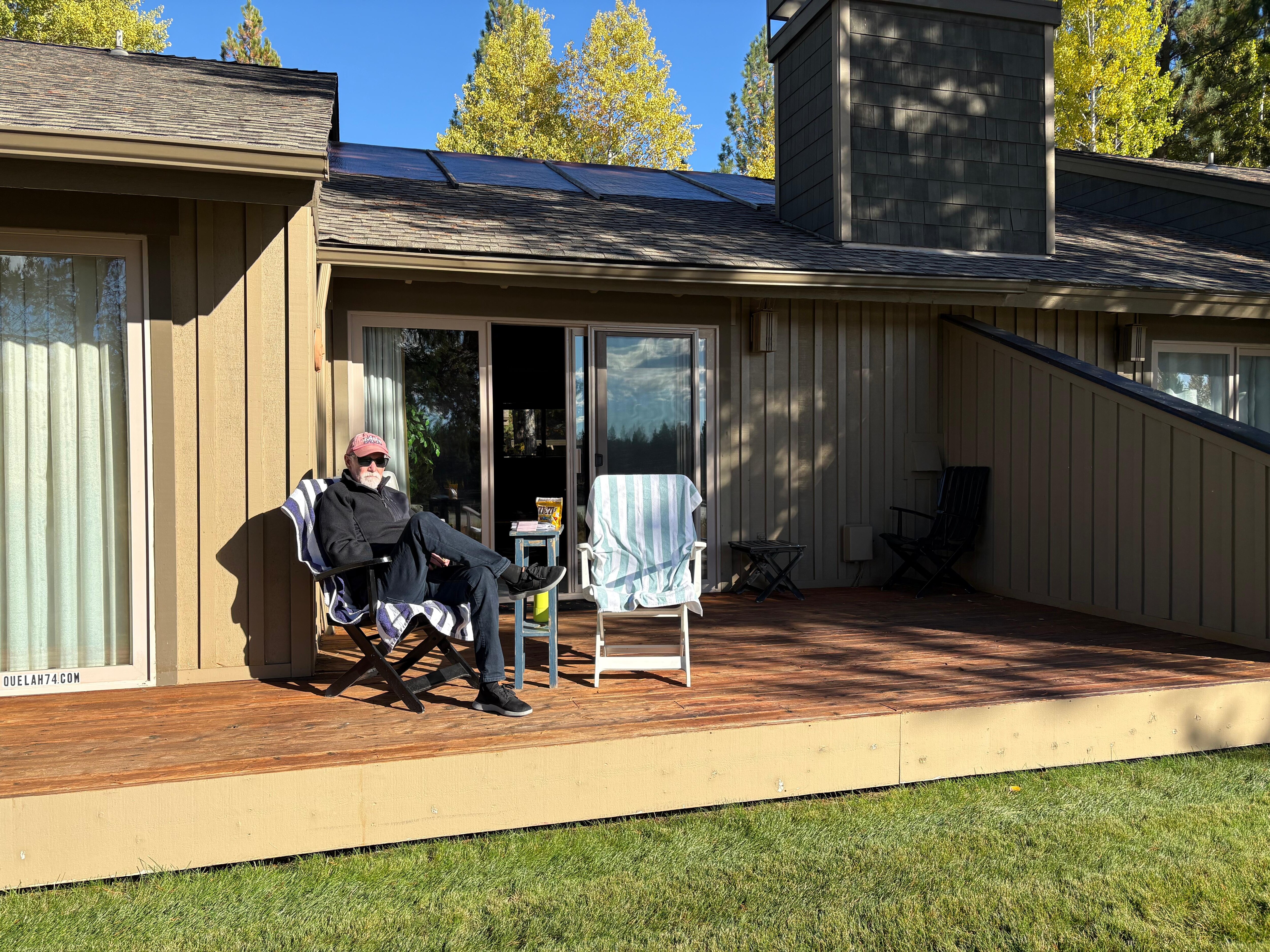 Love sitting on the deck in the afternoon. Great place to see the sunset 
