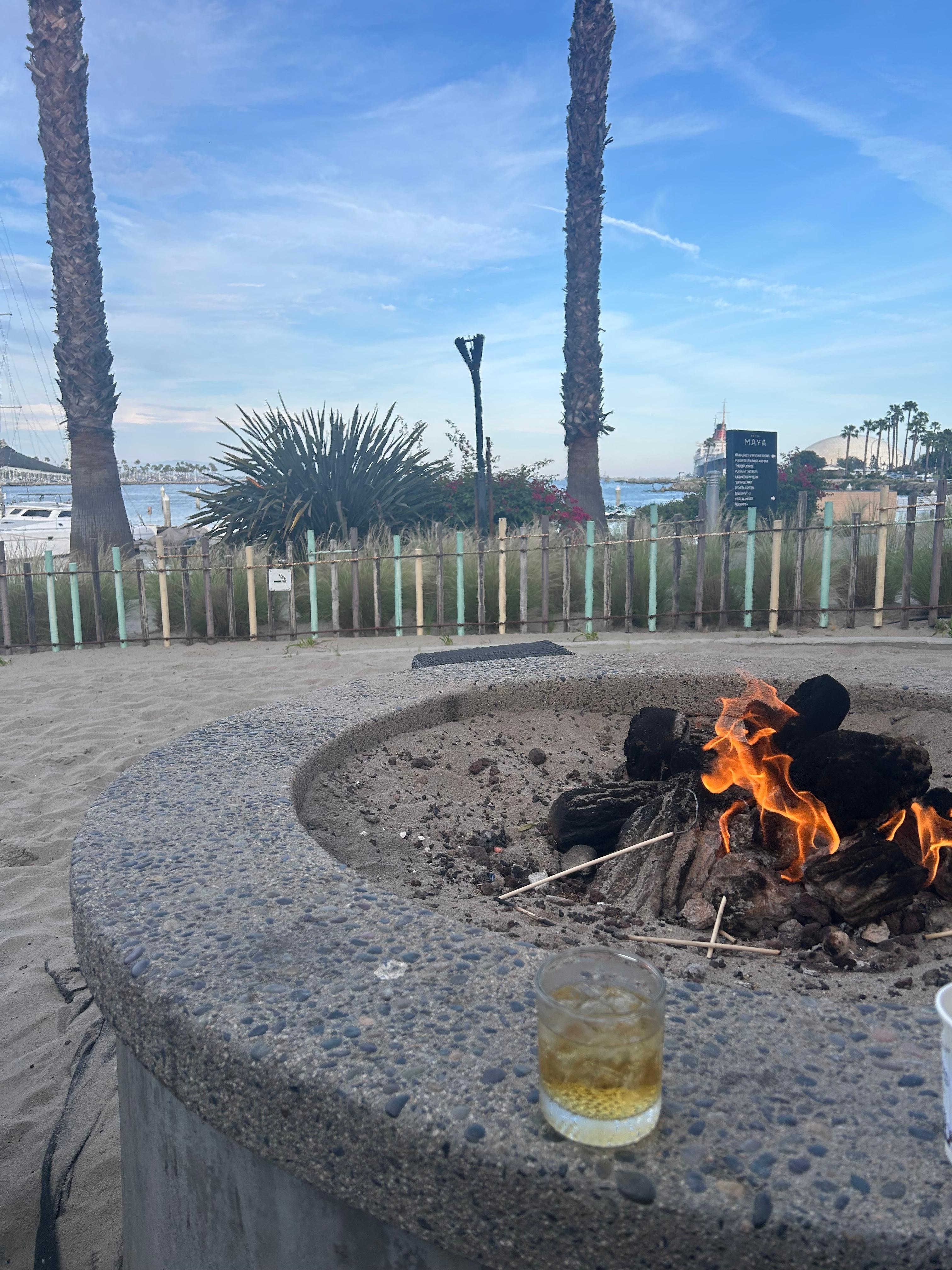 Sitting area outside Building 4 