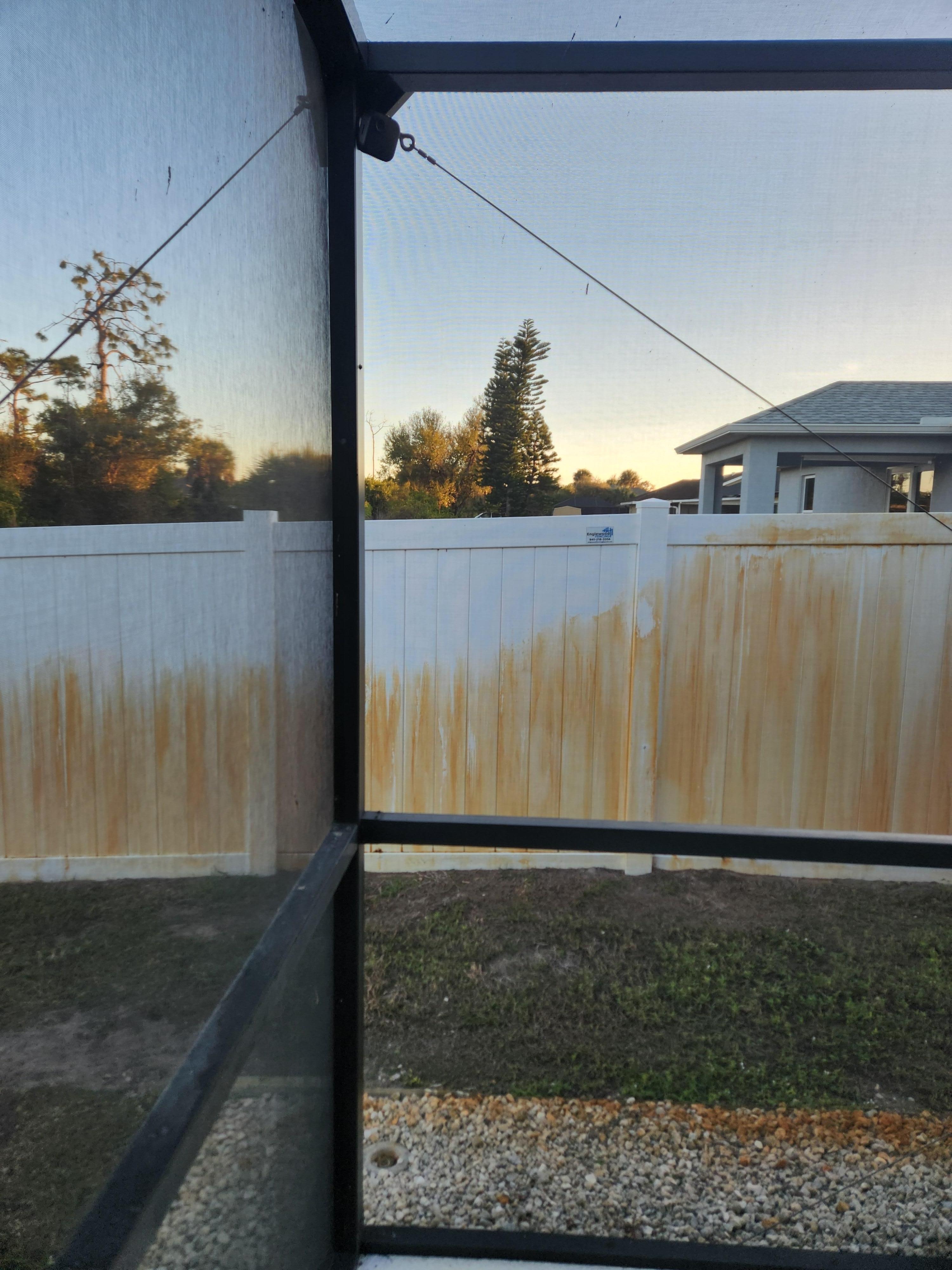 Camera faced directly at the pool