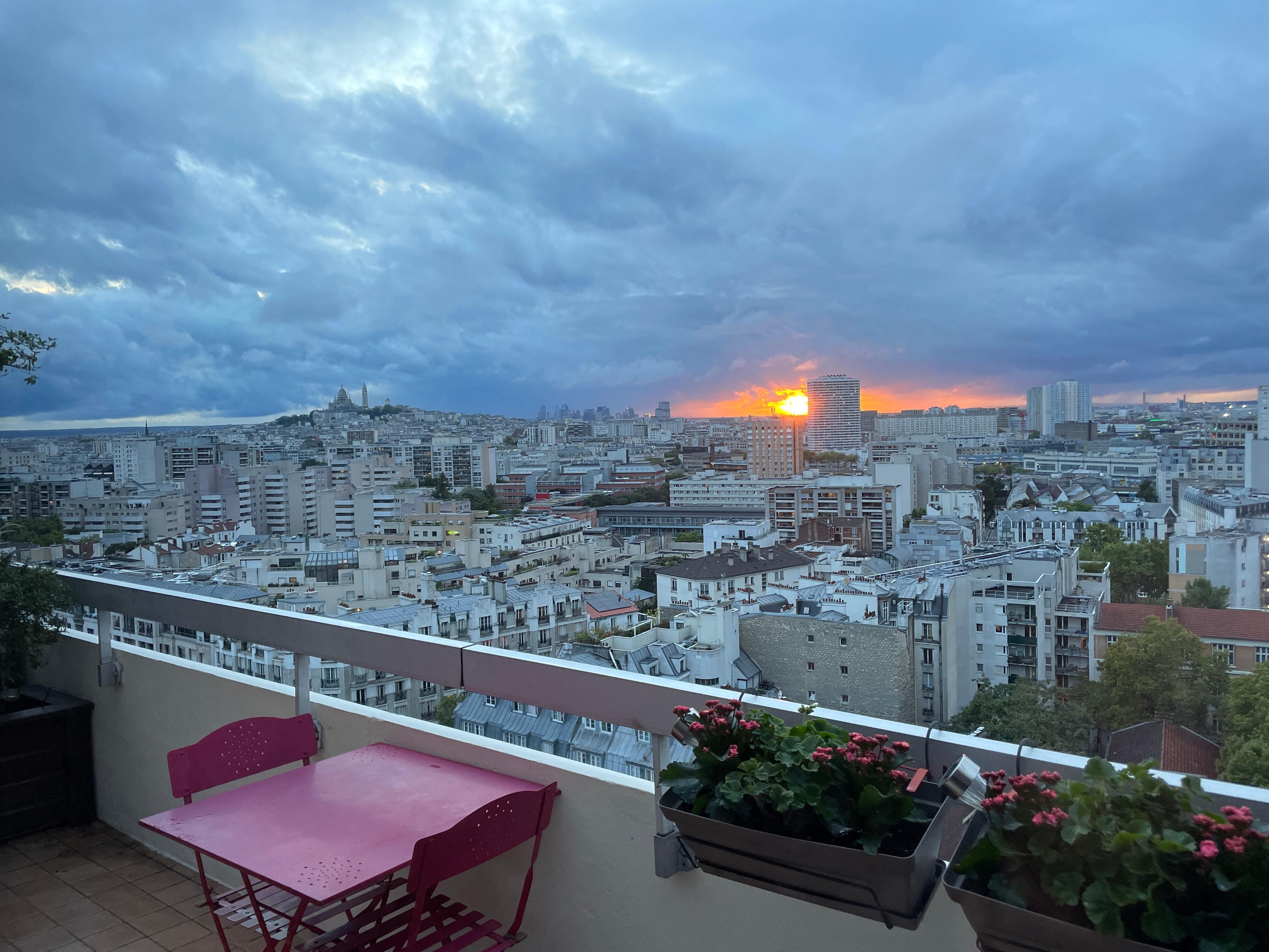 View from the balcony 