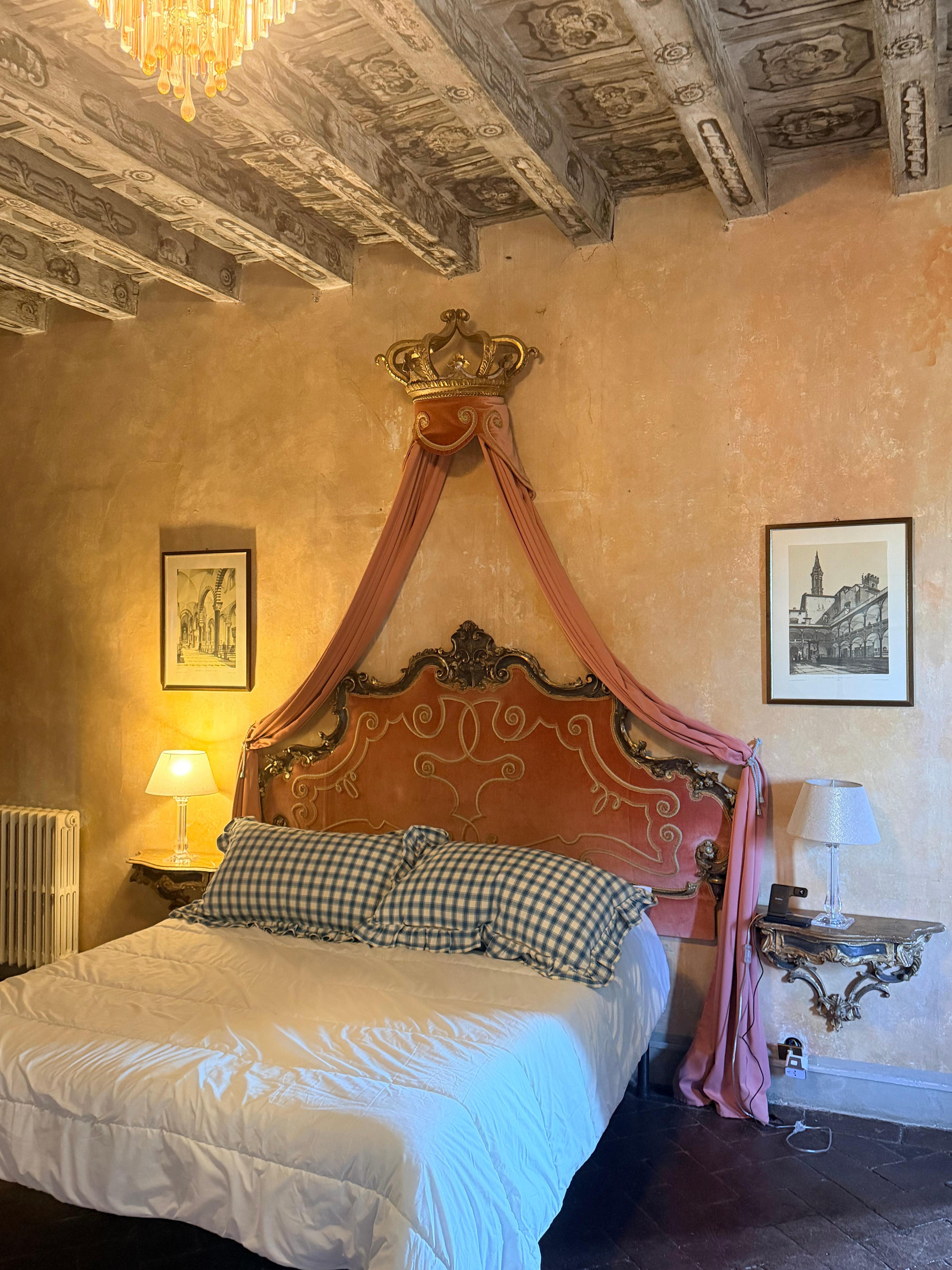 We called this the queen’s bedroom.