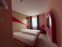 Bed from the door