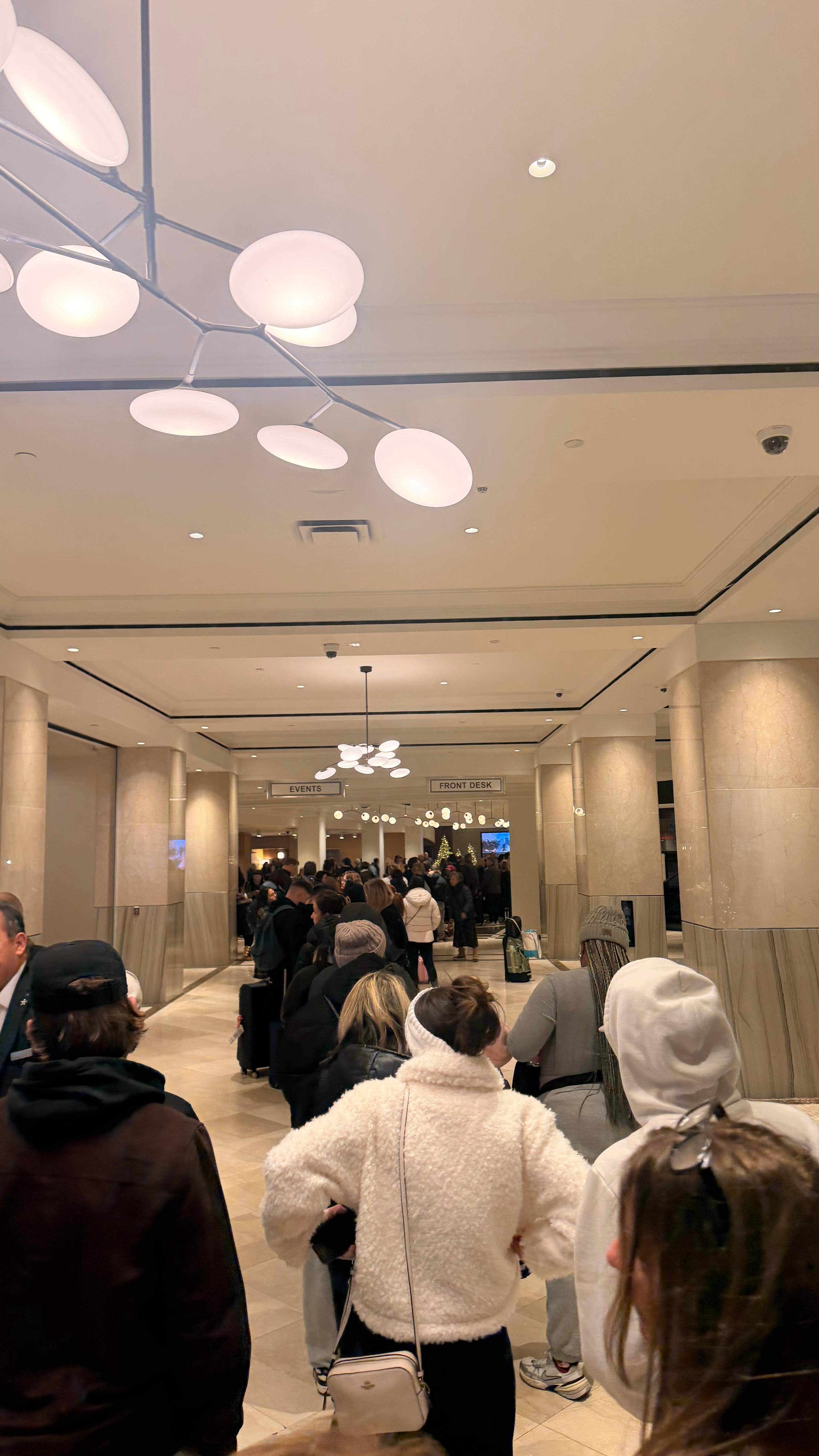 Poor check-in service 