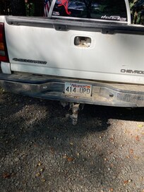 Neighbor vehicle was blocking our parking area when we arrived.