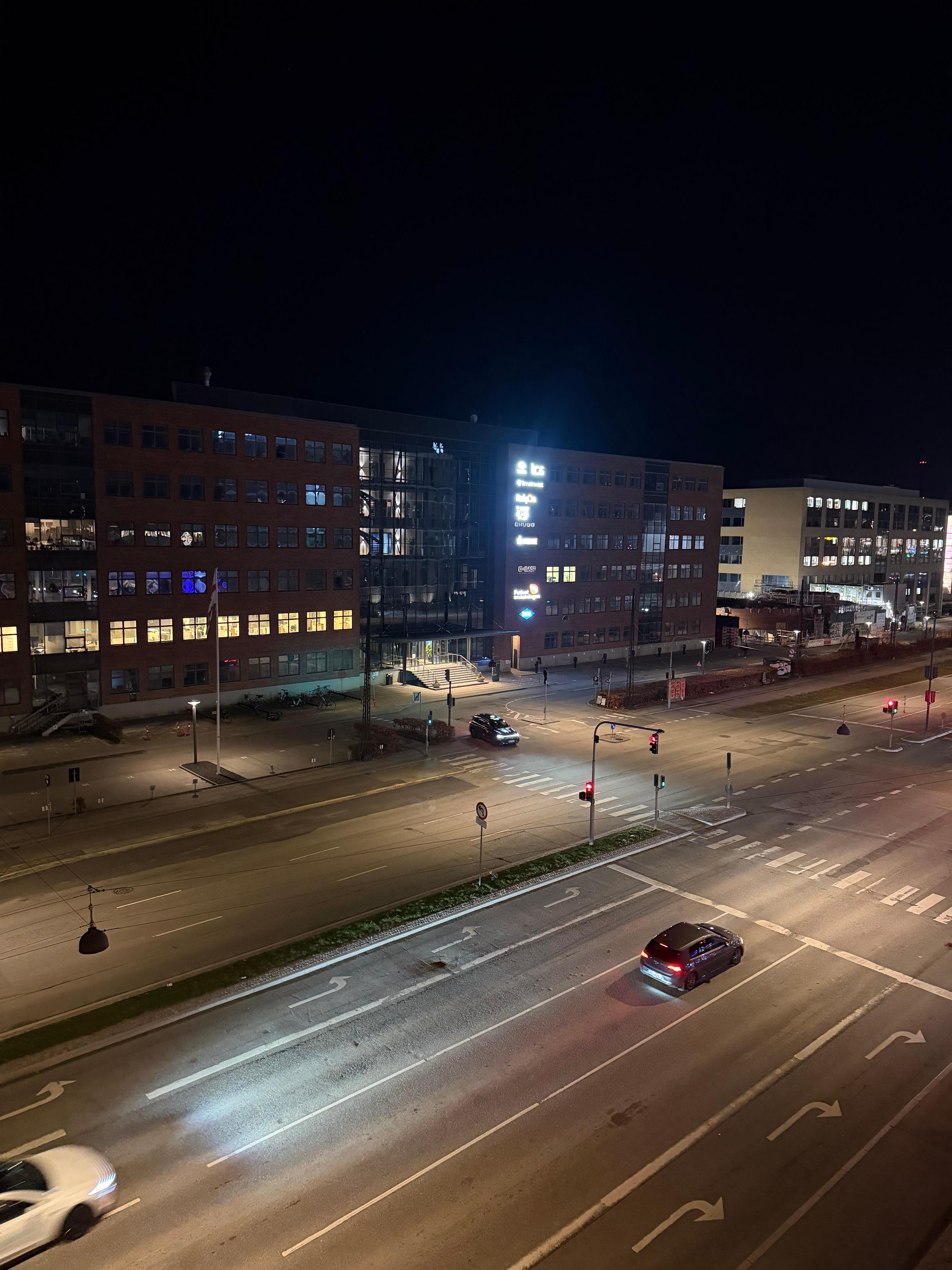 View from third floor room