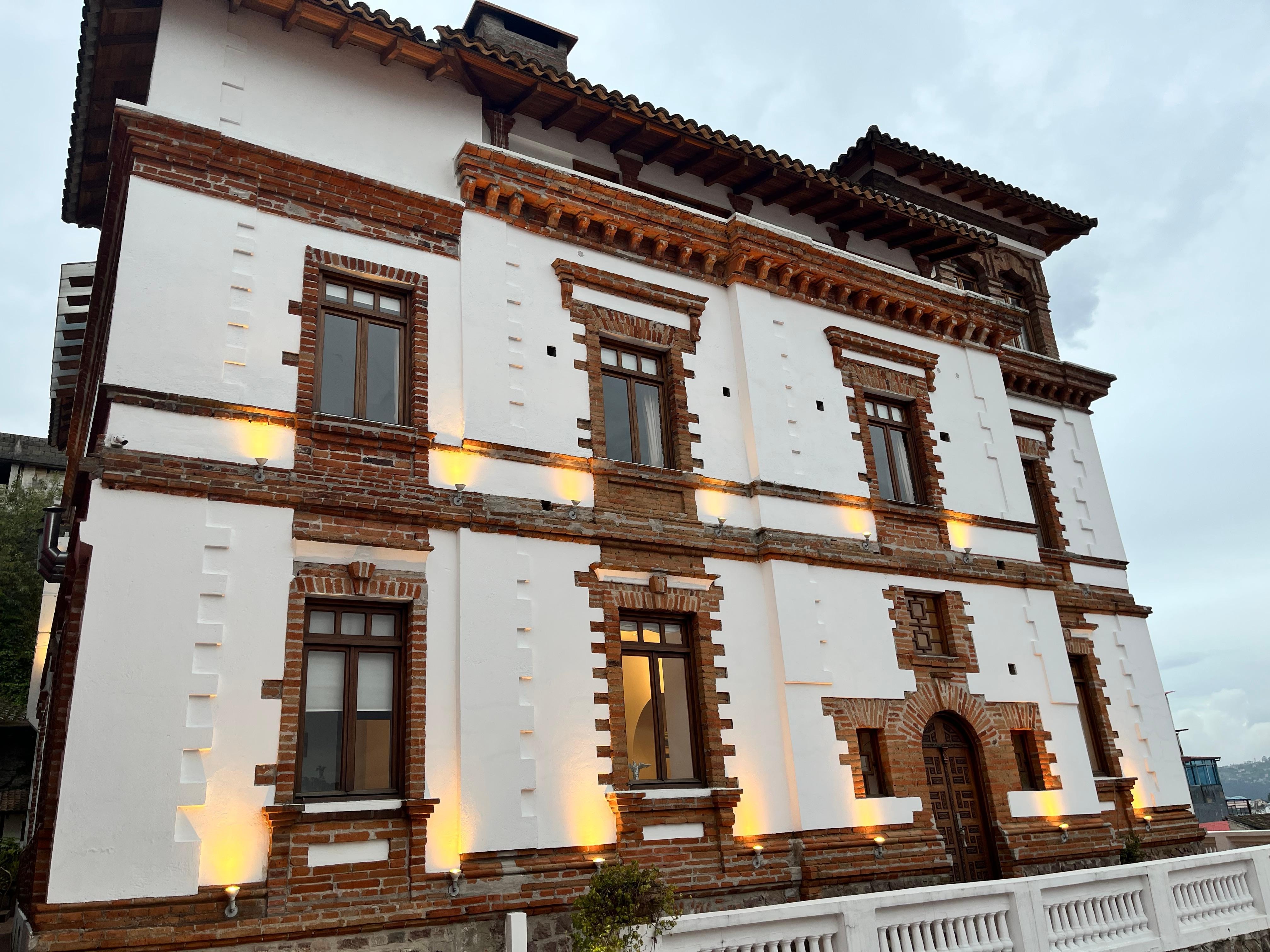 Beautiful hotel, great location in colonial Quito. Just be ready to get your heart rate up walking back during the day. Wouldn’t recommend walking around at night. 