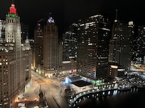 Night time view from the room