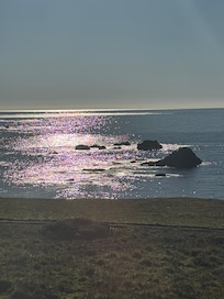 Shimmery morning ocean