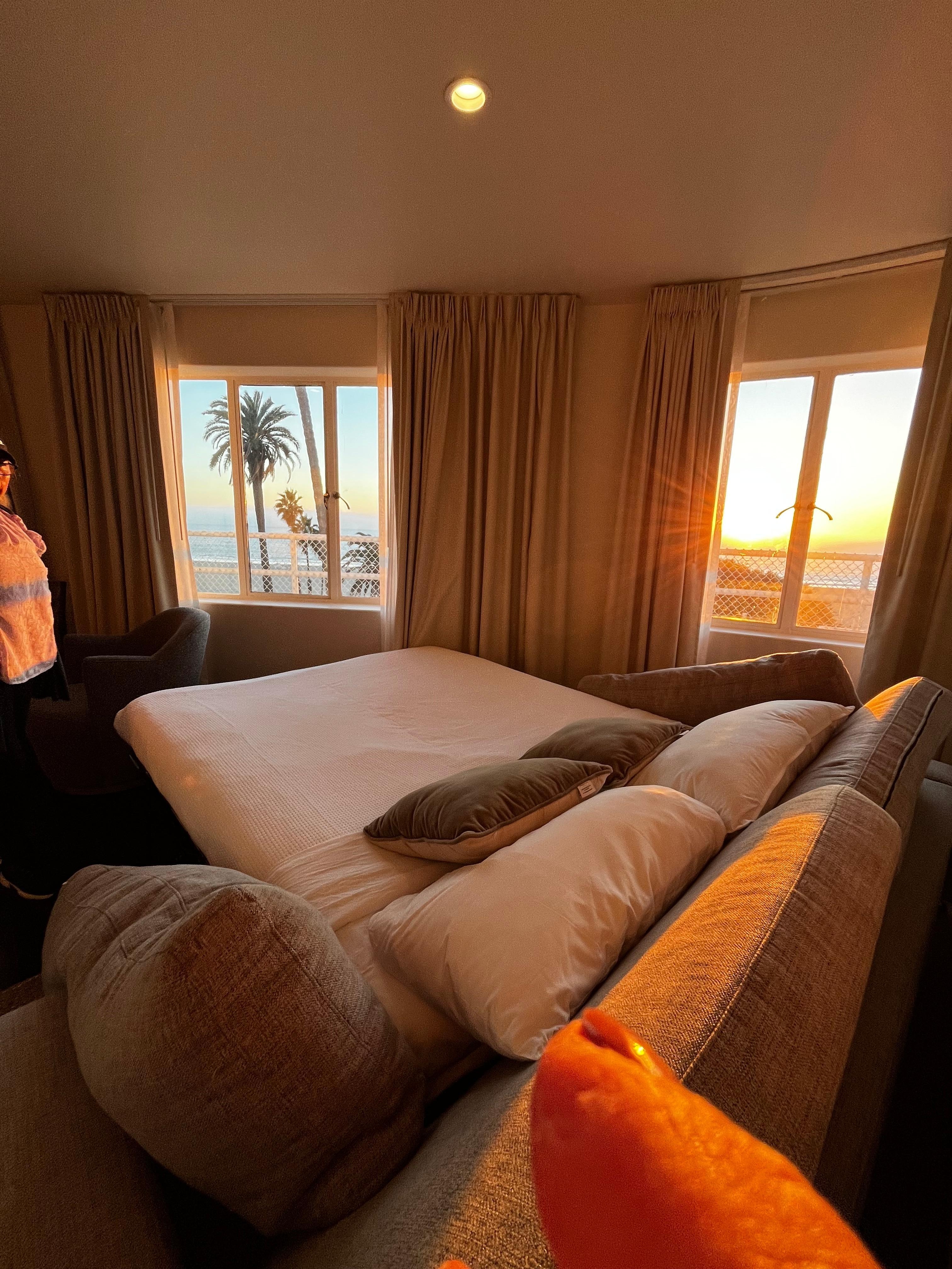 Ocean views from the living room 