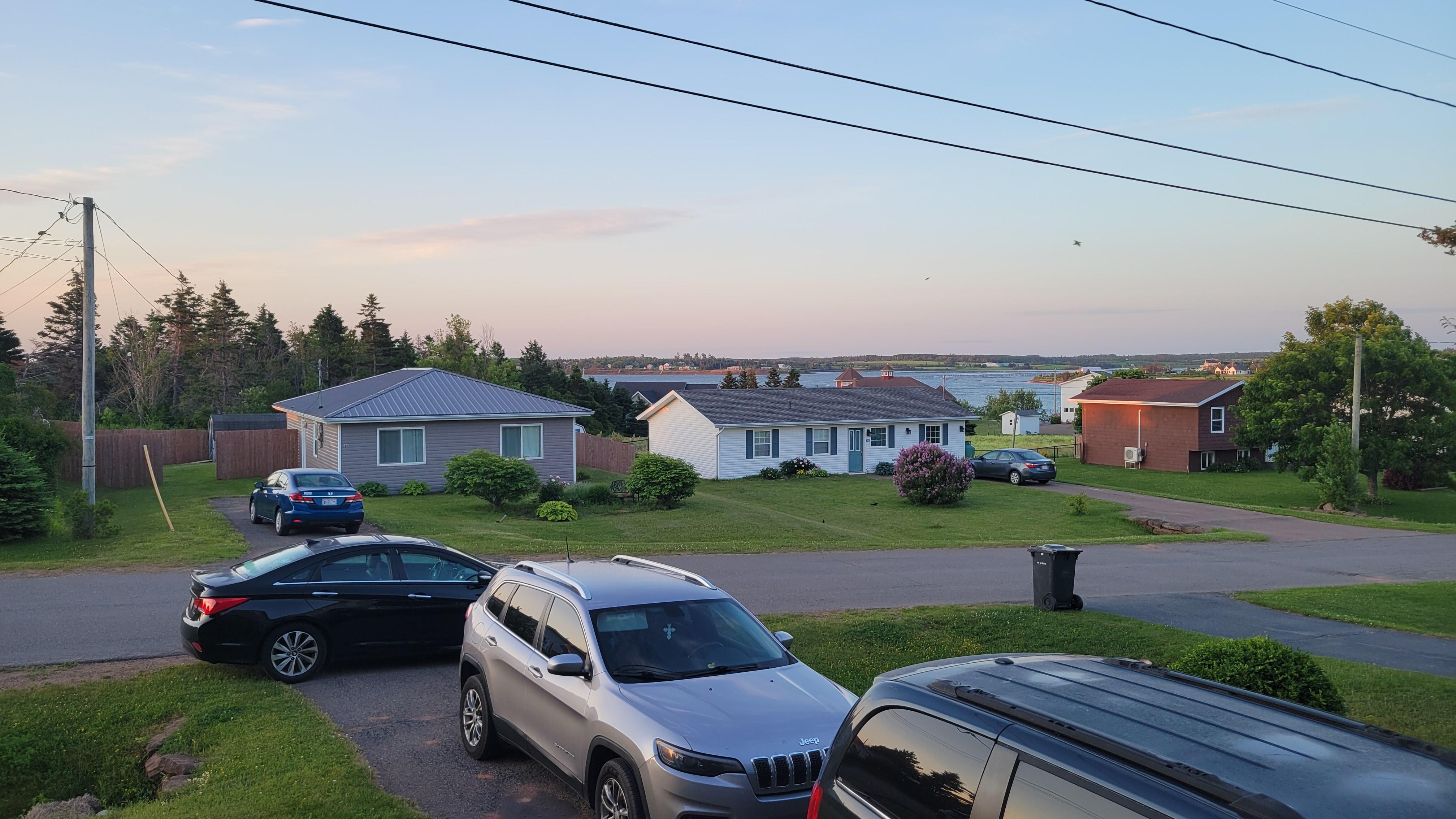 View from the front of the house.