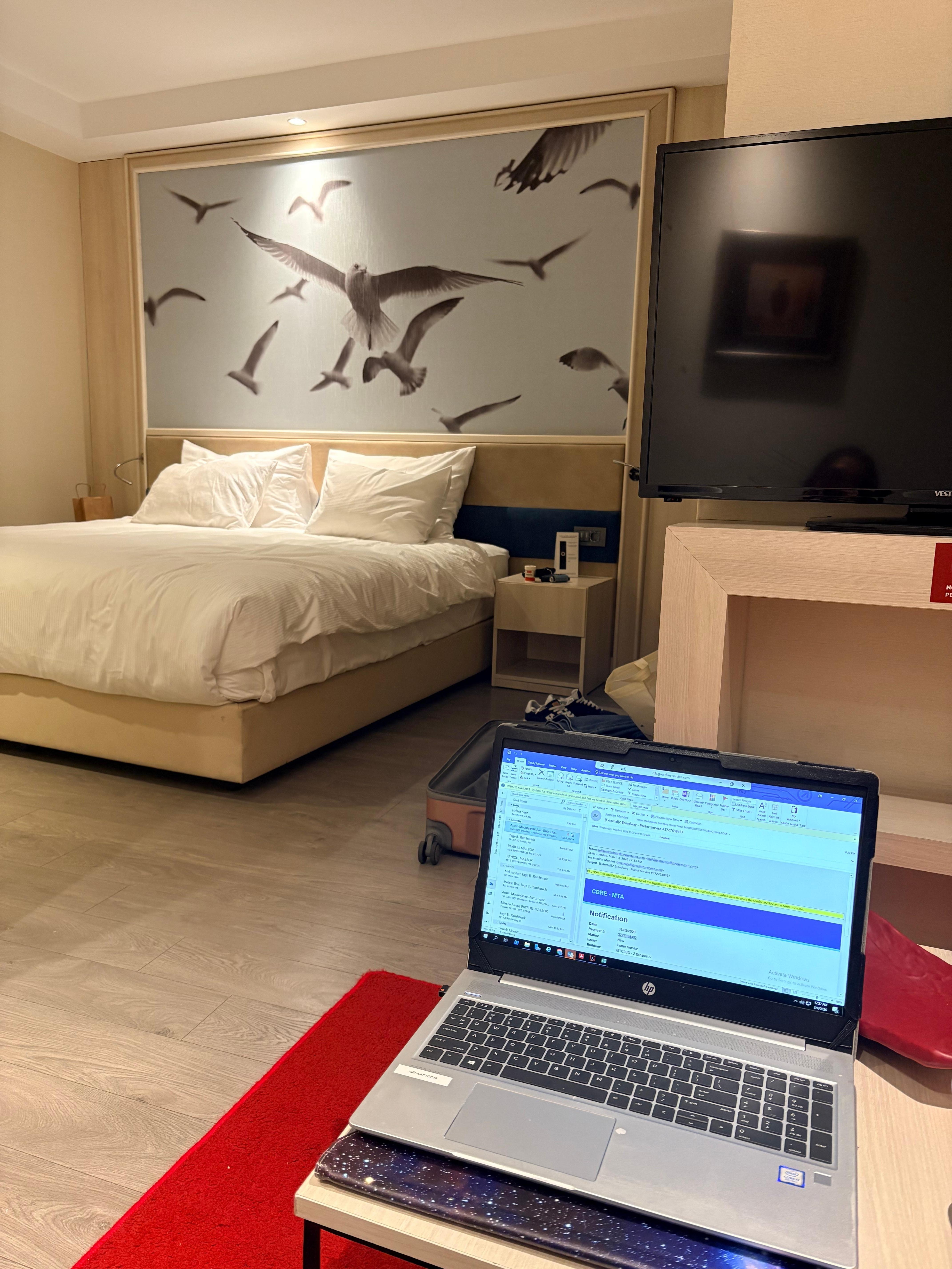 Great place if you have to work remotely.. 