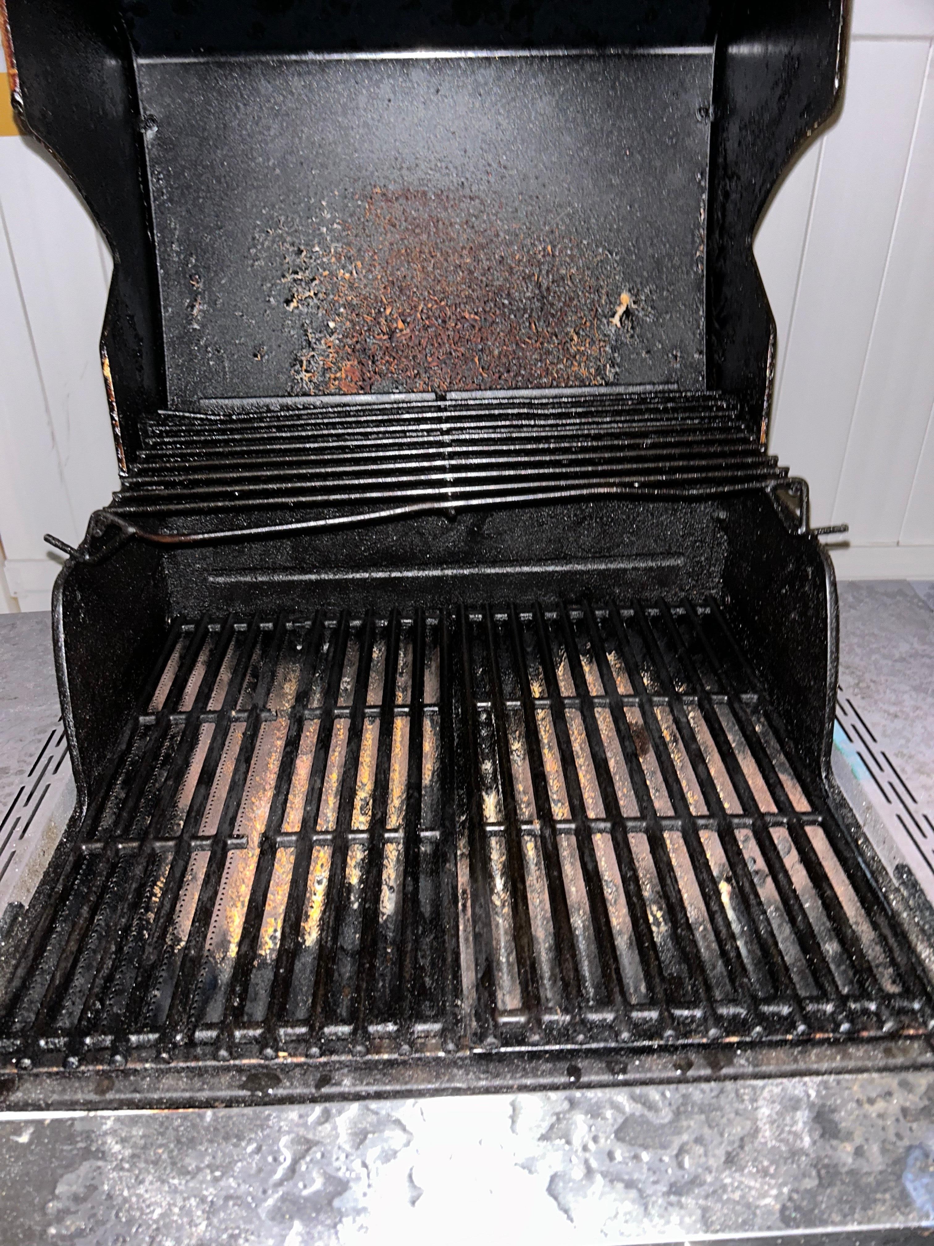 Grill nasty... mgmt. wanted to replace but we said don't bother.