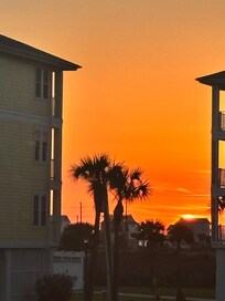 Sunrise from the balcony