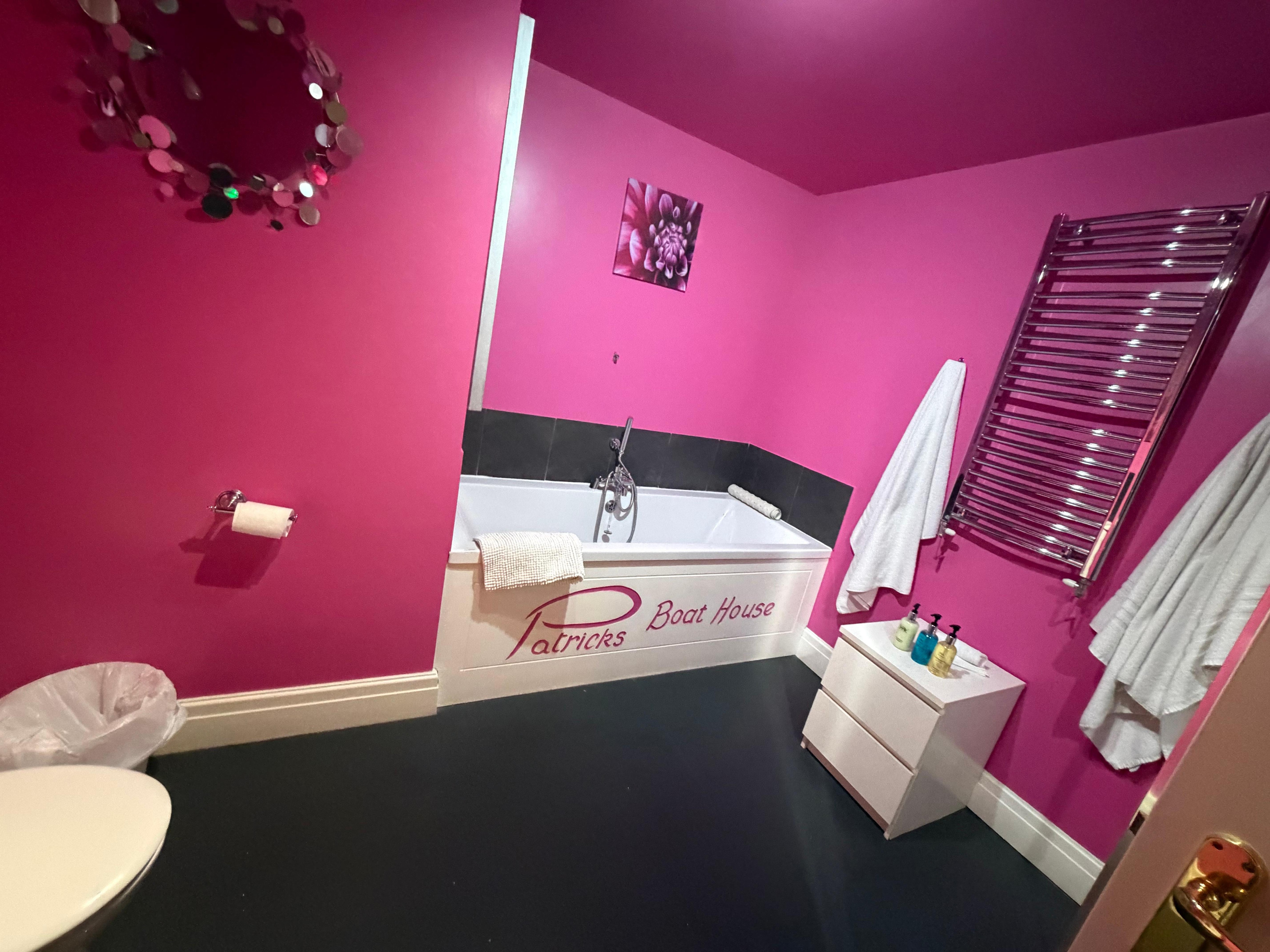 Pink bathroom