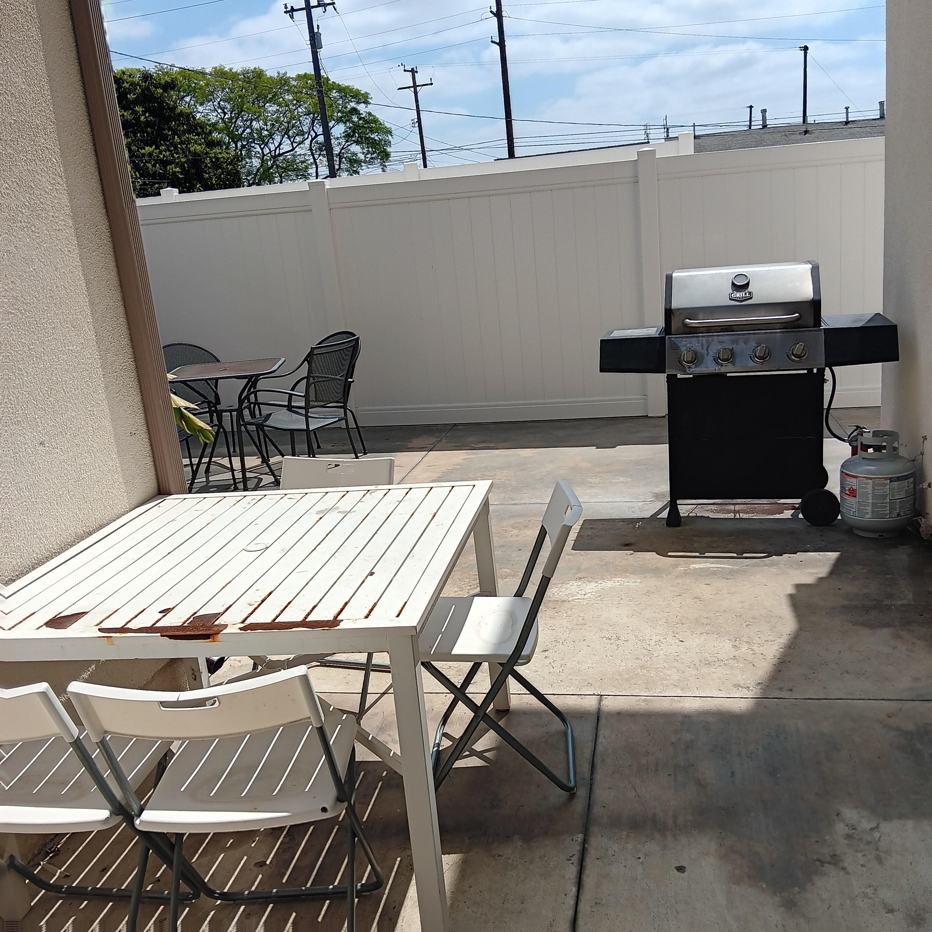 Outside table