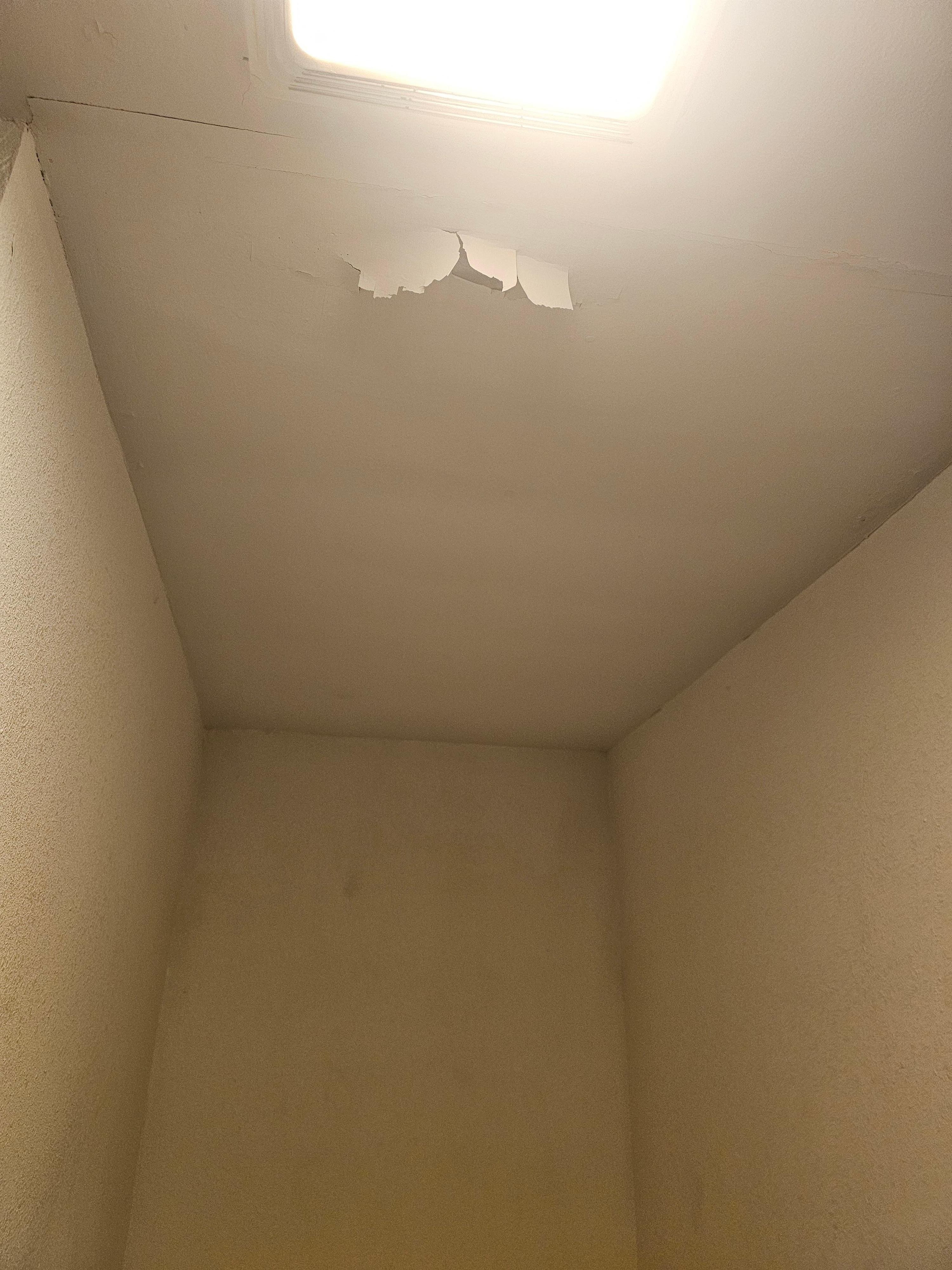Peeling paint