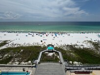 View from the balcony in our room