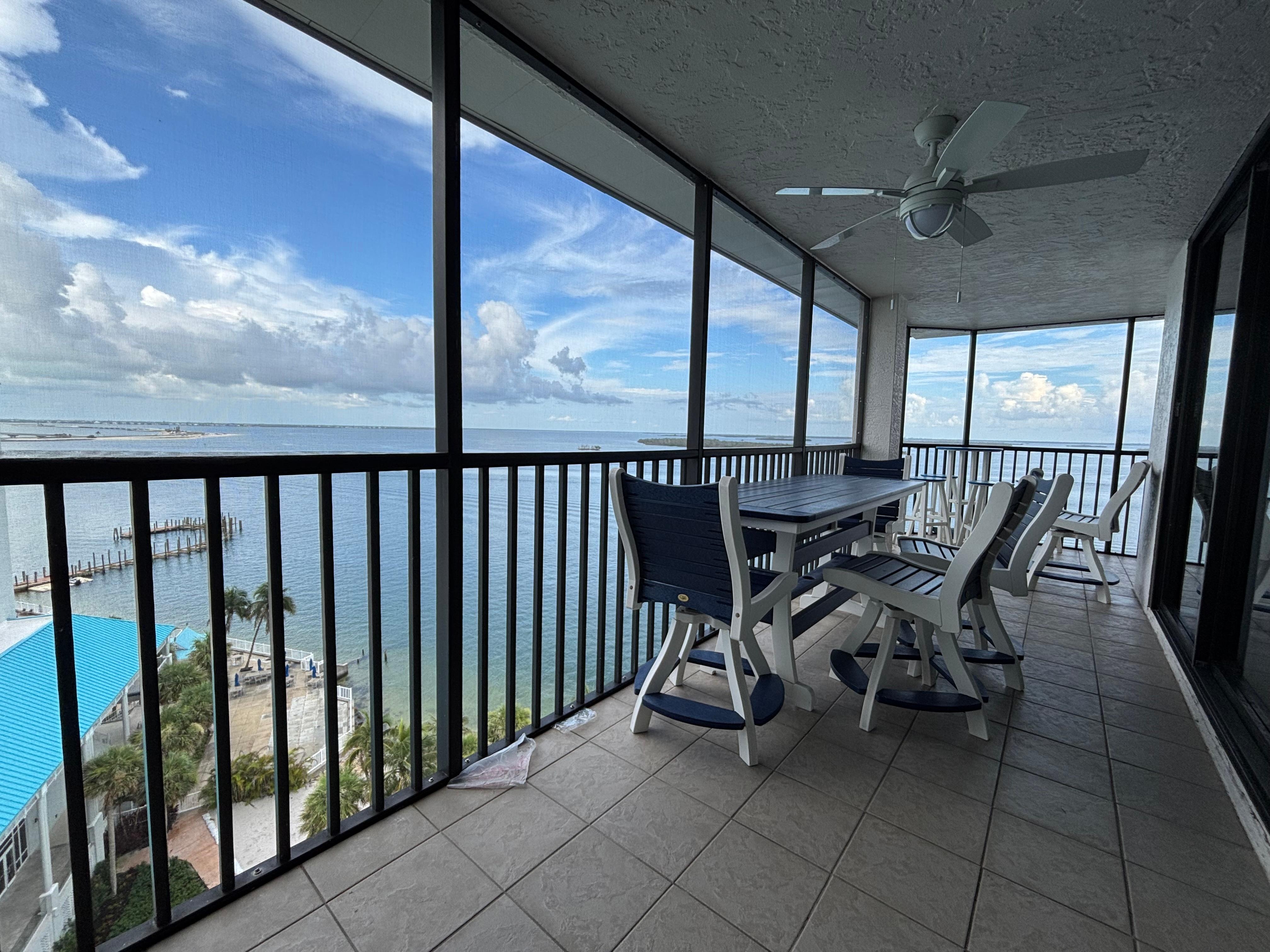 Beautiful views from the wraparound balcony.