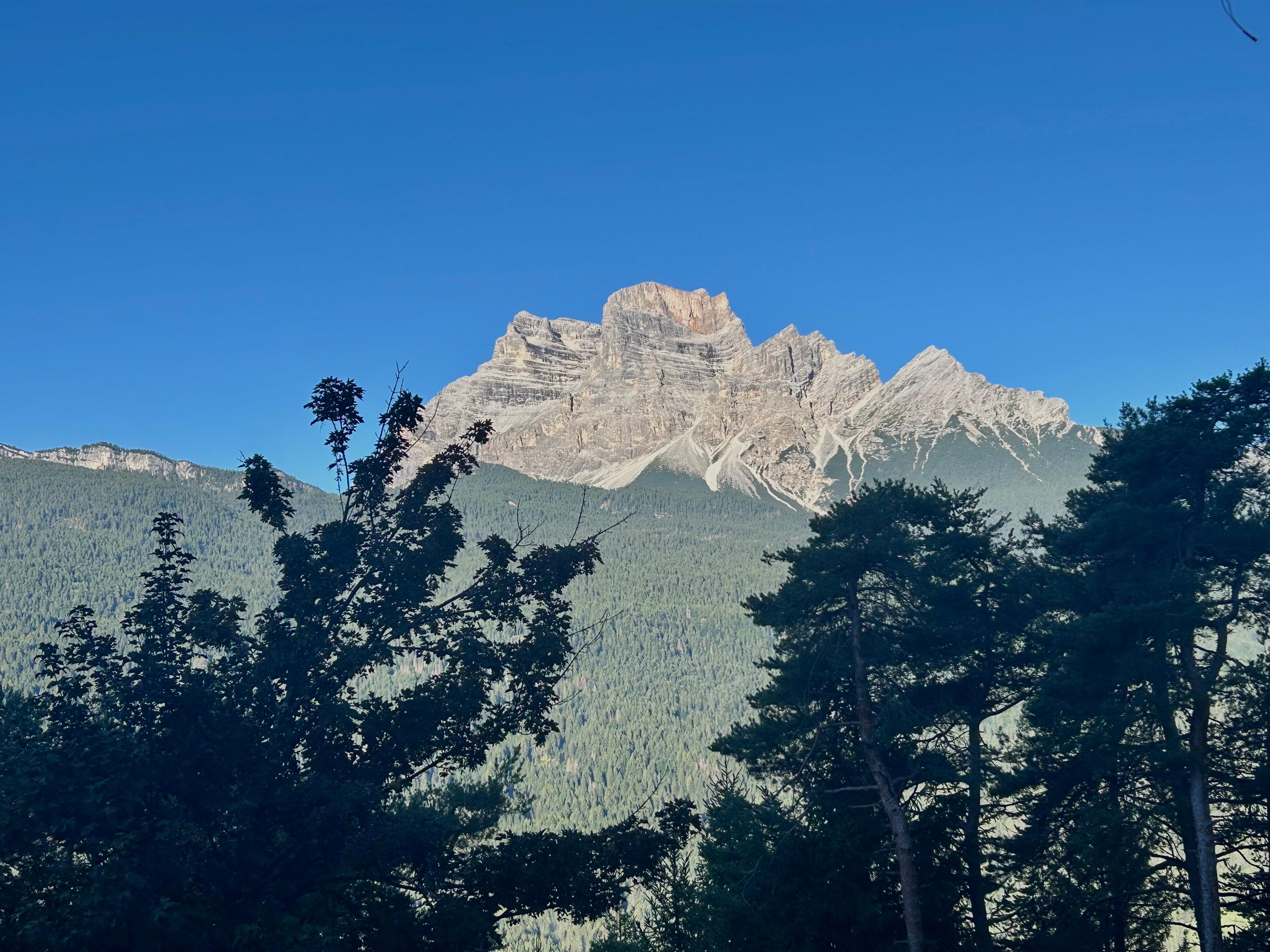 View from the balcony in the morning.