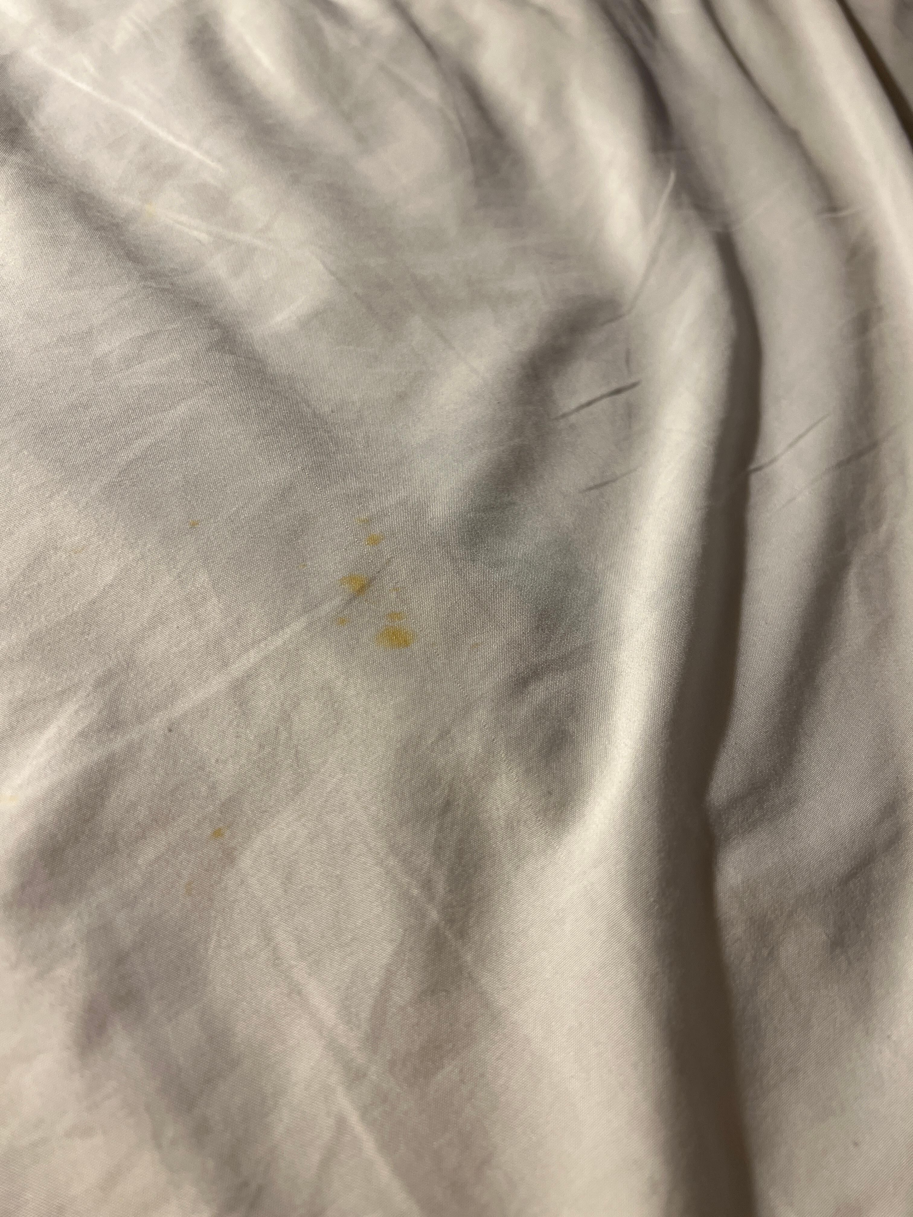 Stained and dirty sheets