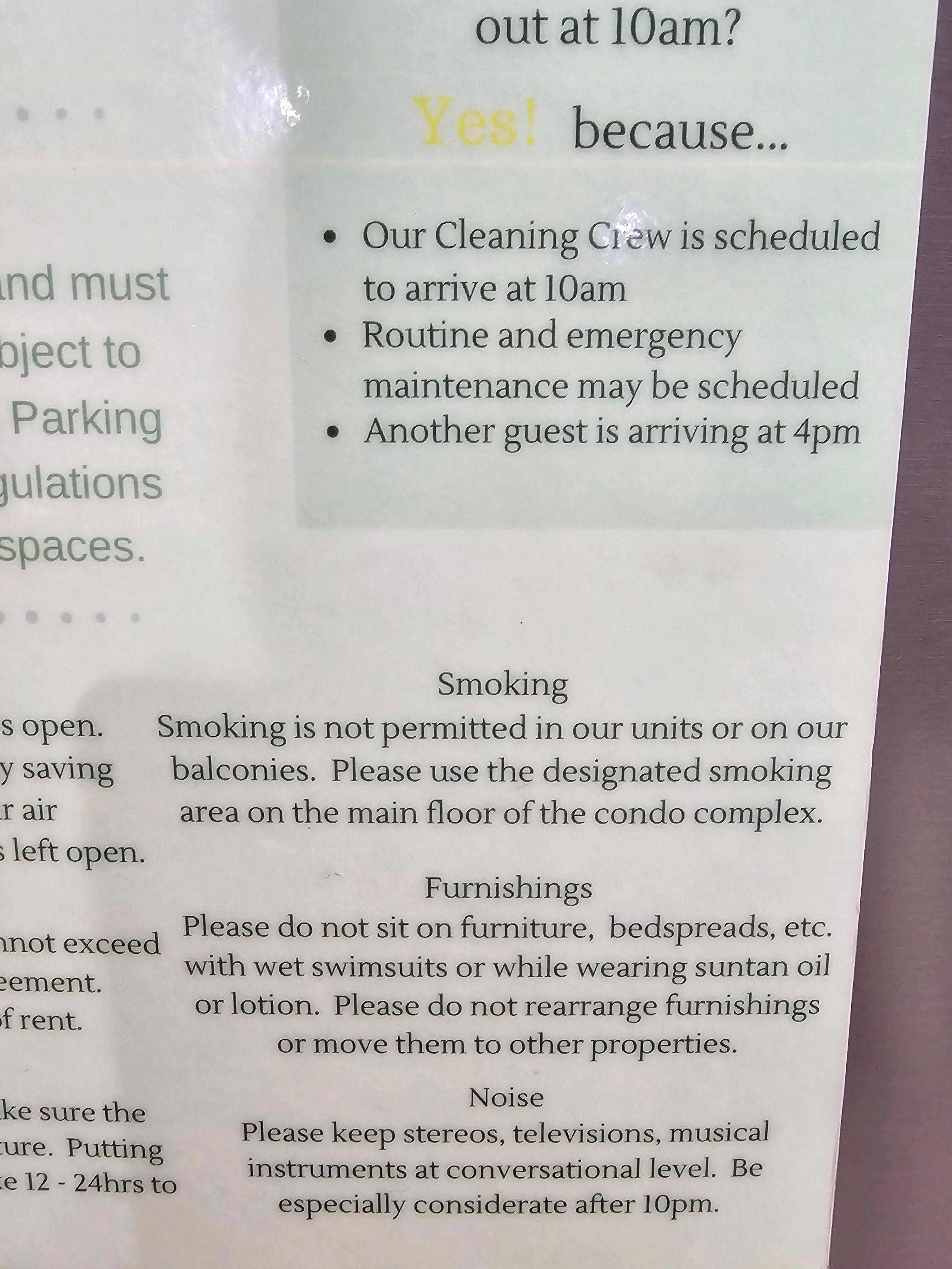 It clearly says NO SMOKING on the balcony.