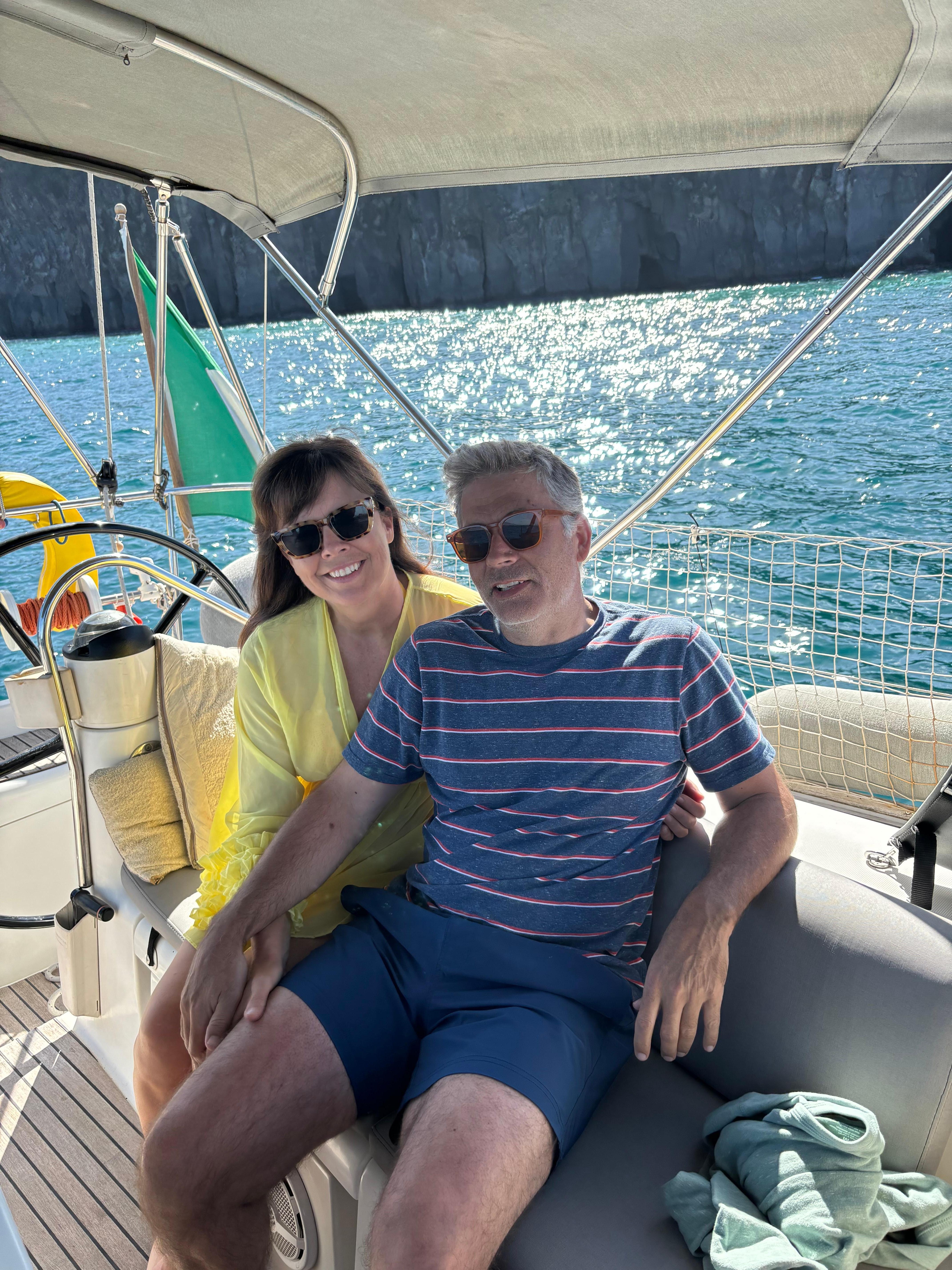 Enjoying peaceful sailing 