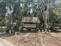 Hammock outside the room