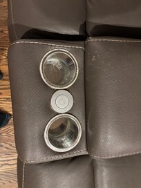 This was the cup holder on the couch. The entire couch was this dirty
