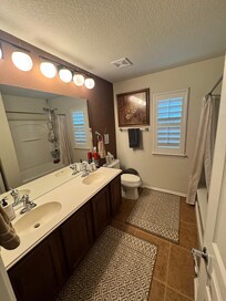 Upstairs shareable bathroom