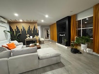 Spacious living area.