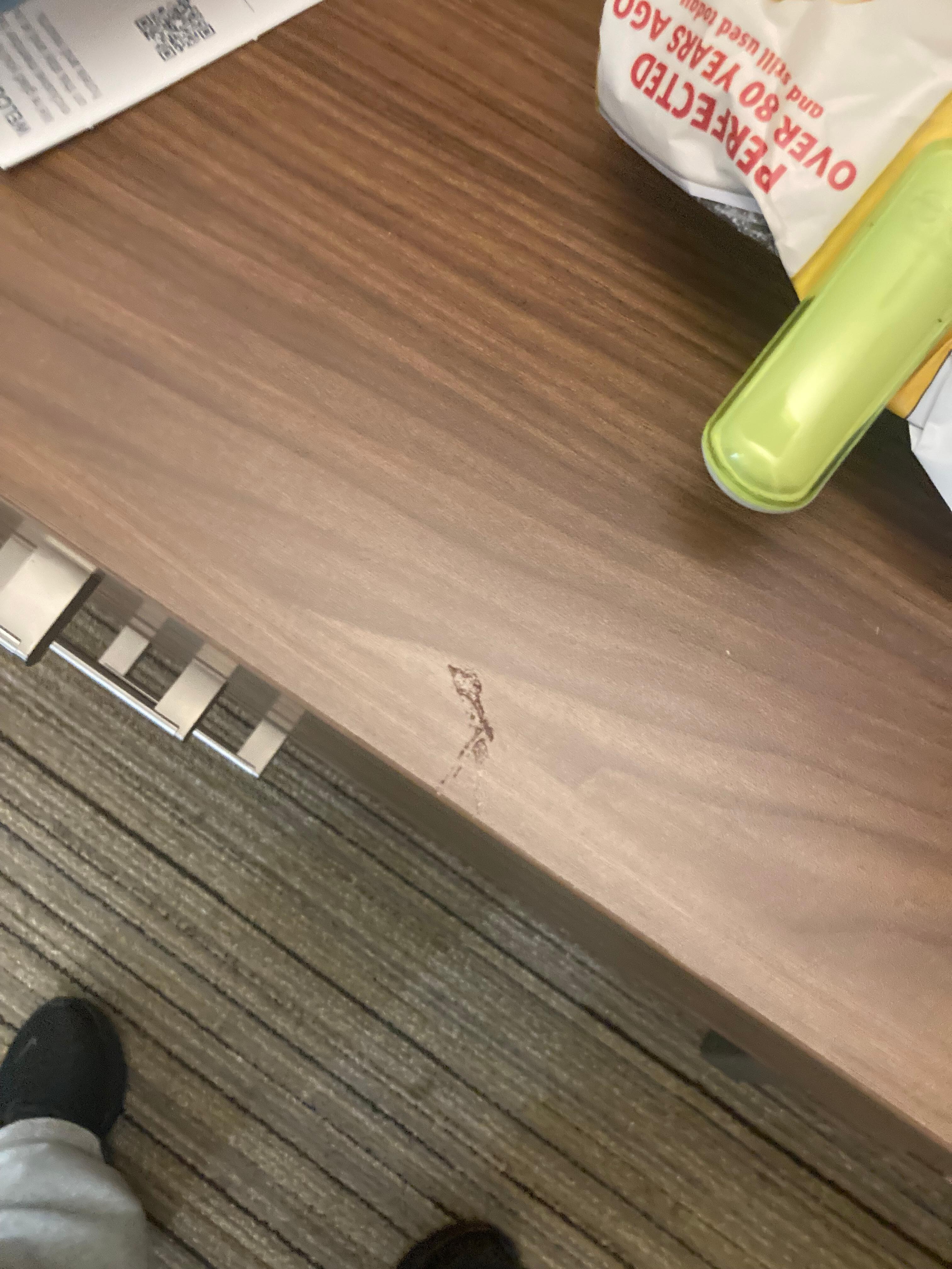 Just nasty on the table