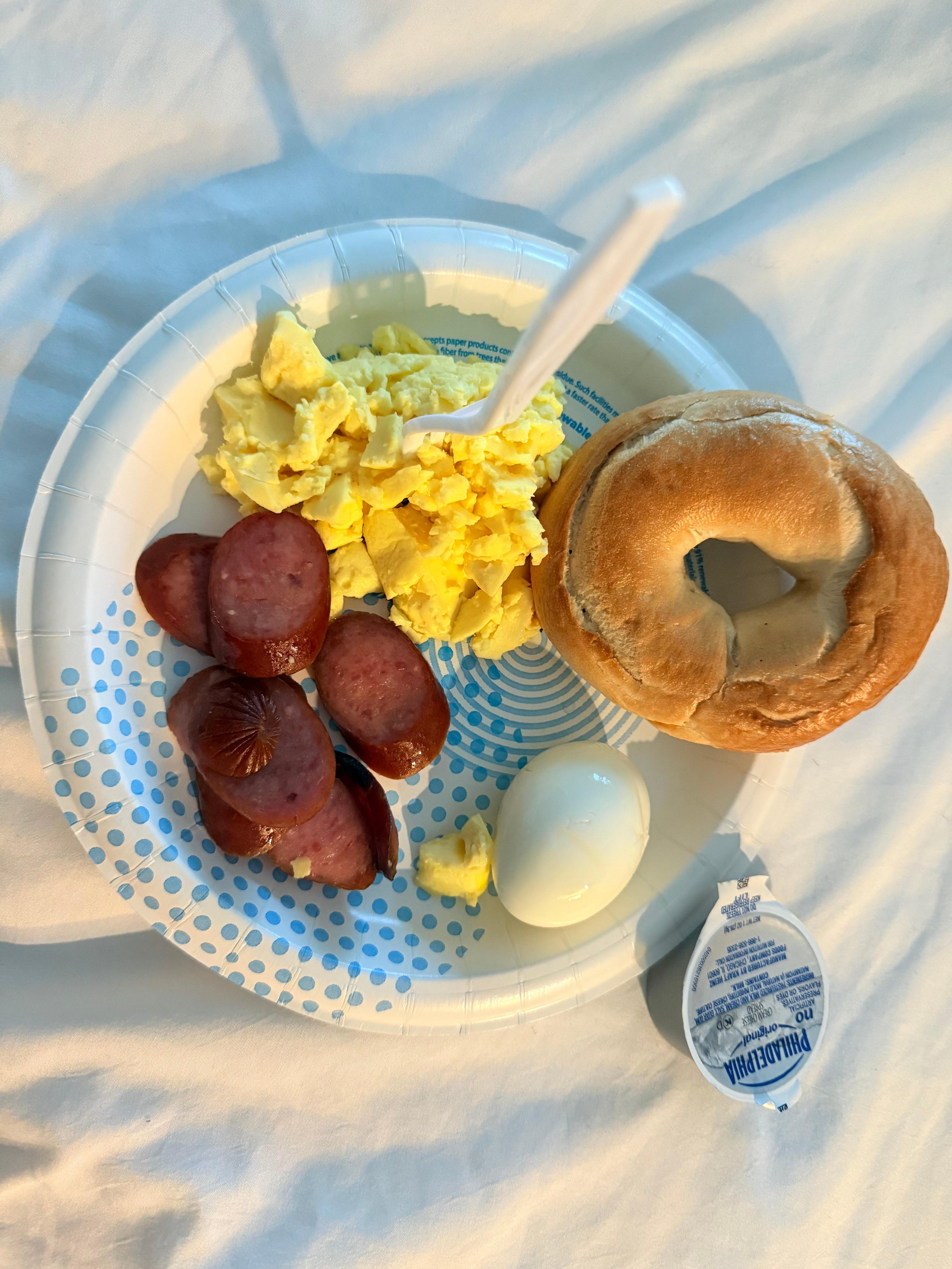 Breakfast was delicious 