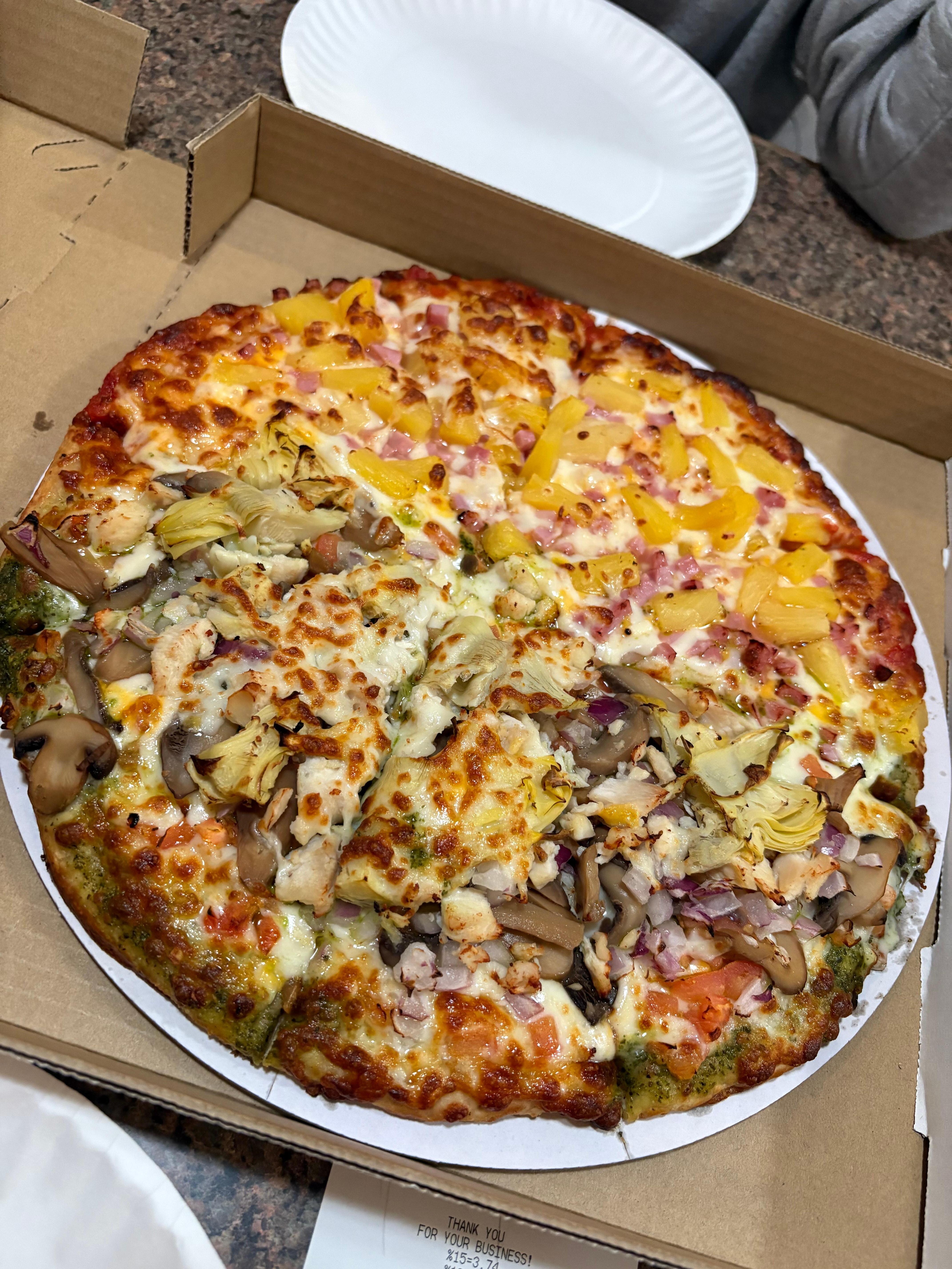 Delicious and filling Parkside Pizza spot