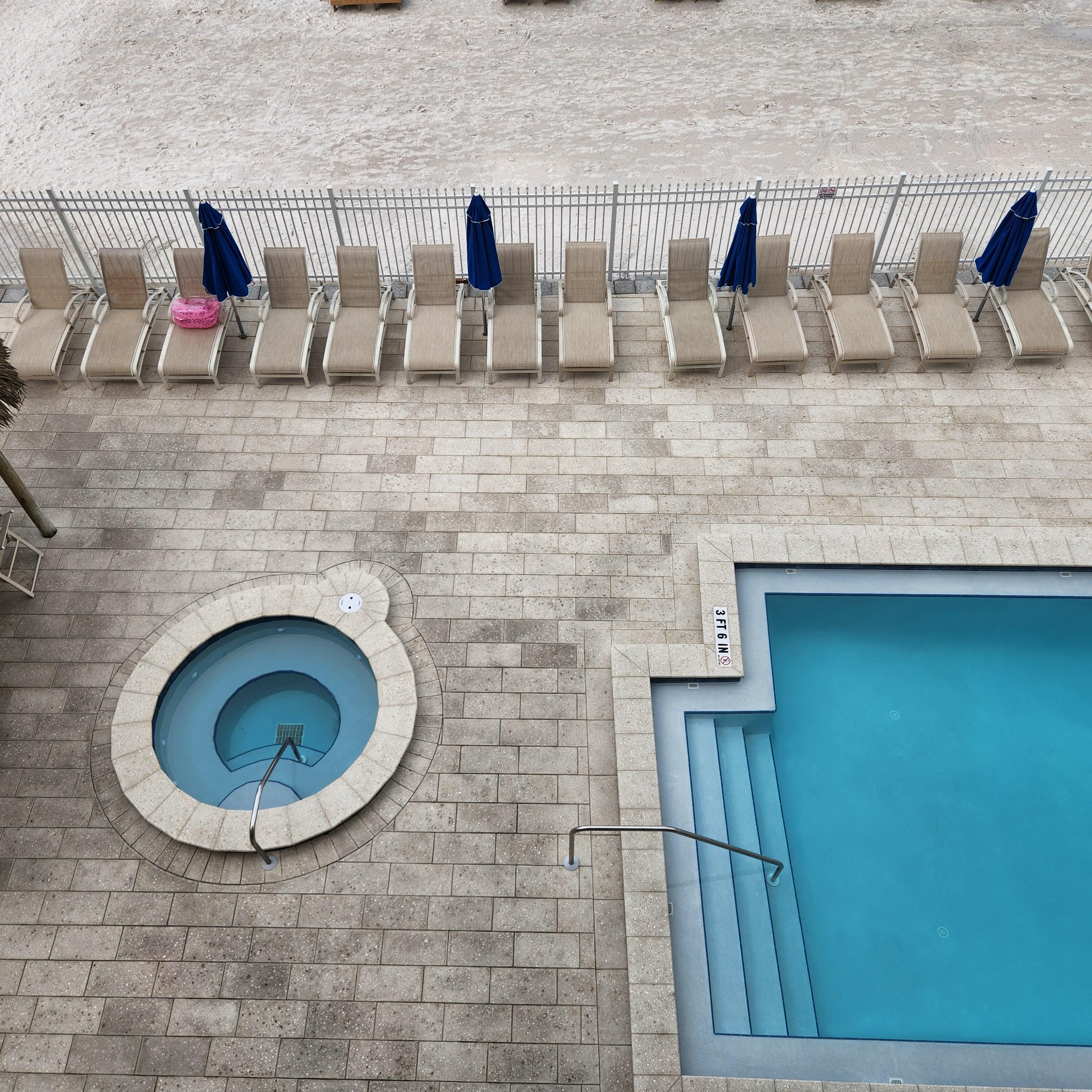 Pool from condo 