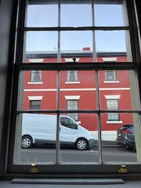 View outside bedroom window