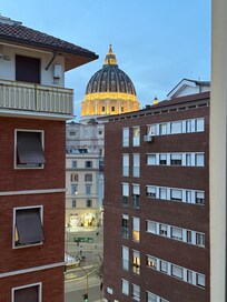 View from balcony of apartment