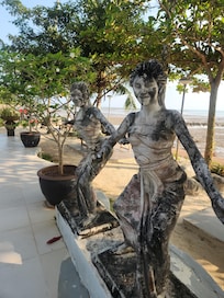 Directly on The beach