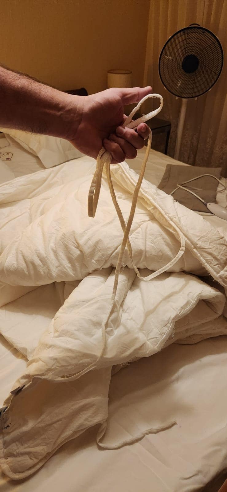 Comforter falling apart